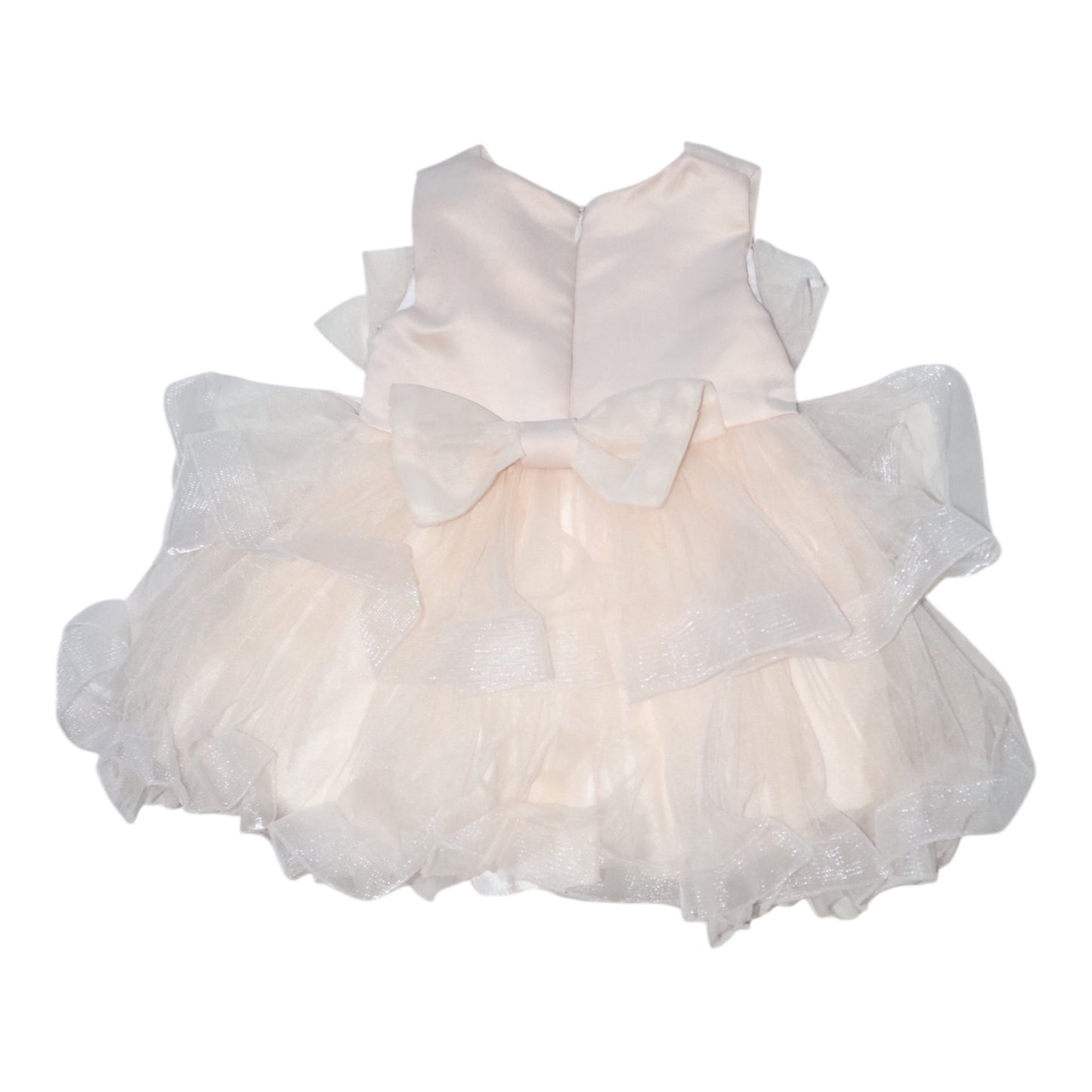 Fest Klänning - Storlek 86/92 - Beige