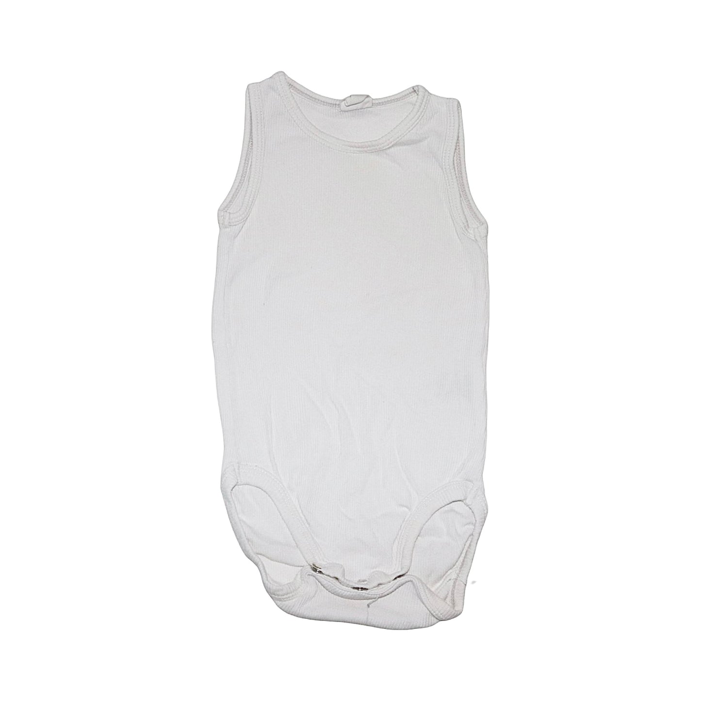 Linne Body (2 Pack) från H&M - Storlek 74 - Grå & Vit