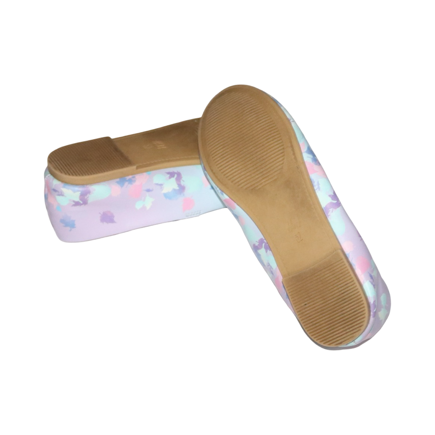 DISNEY Ballerina Skor från H&M - Storlek 32 (Innermått 20cm) - Ljusrosa & Ljusblå (Multi)