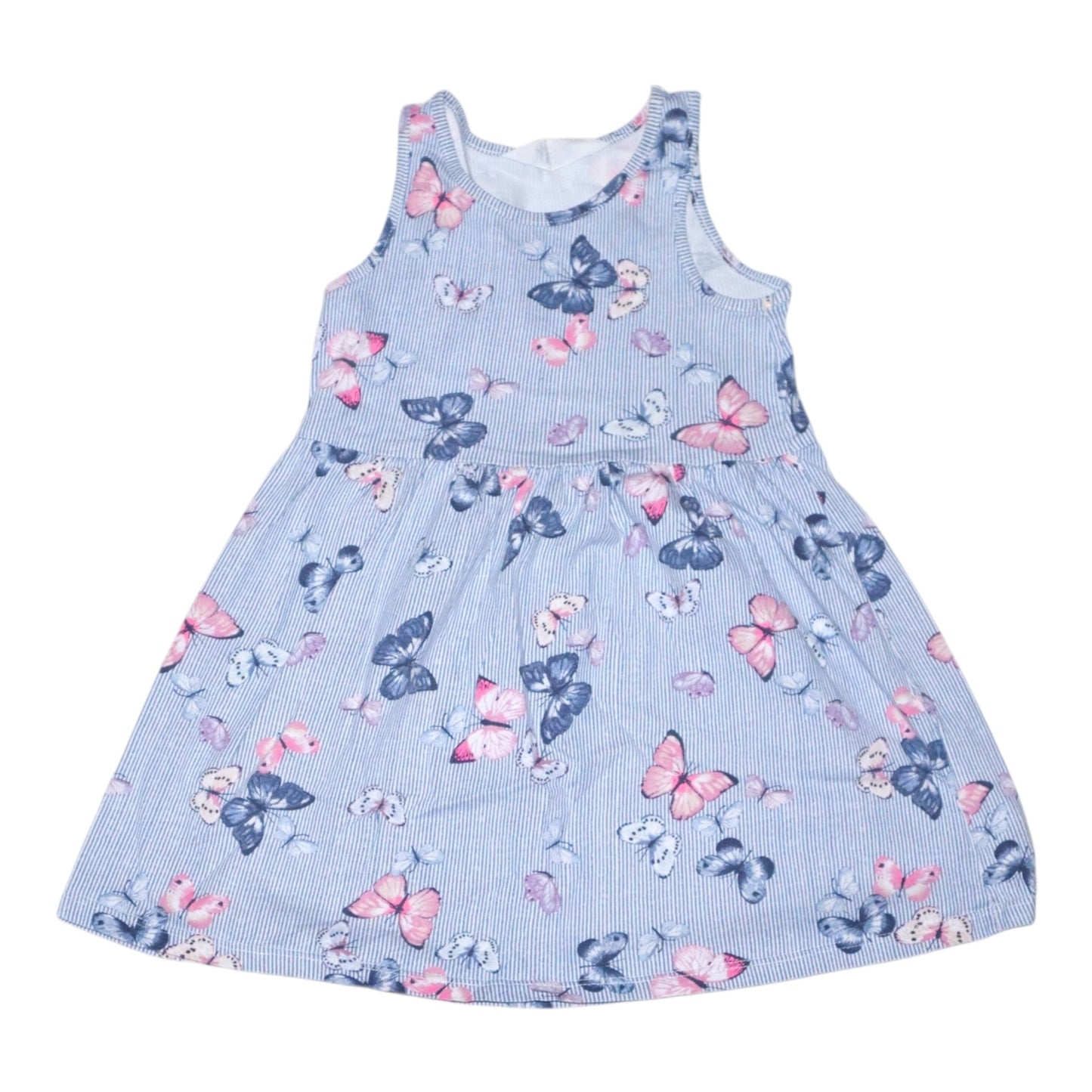 Kortärmad Klänning från H&M - Storlek 98/104 - Ljusblå