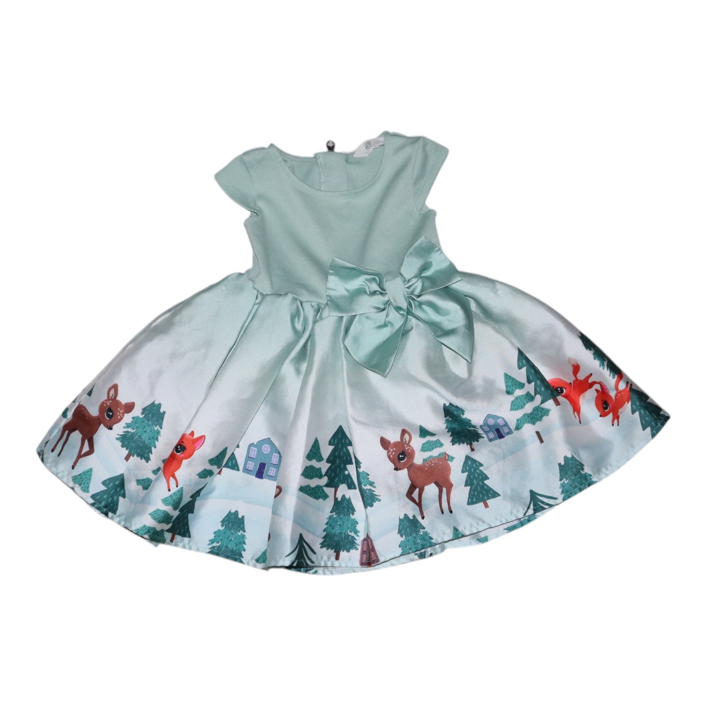 Fest Klänning från H&M - Storlek 92 - Ljusgrön