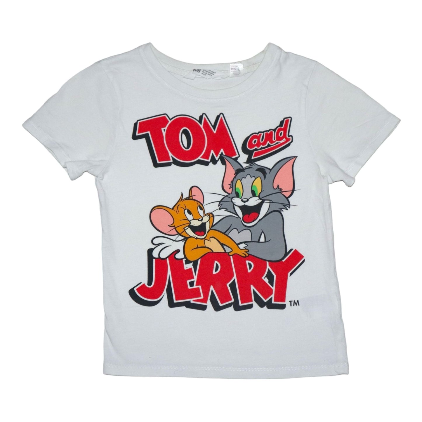 T-shirt från H&M - Storlek 122/128 - Vit