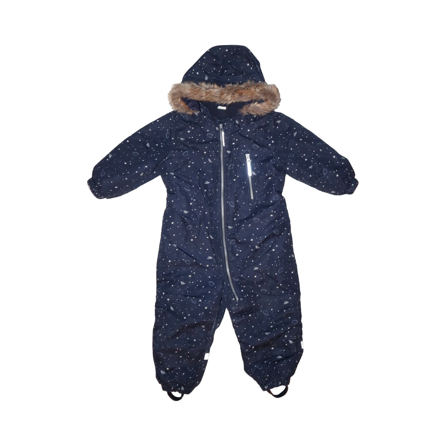 Vinteroverall från H&M - Storlek 92 - Marinblå & Vit