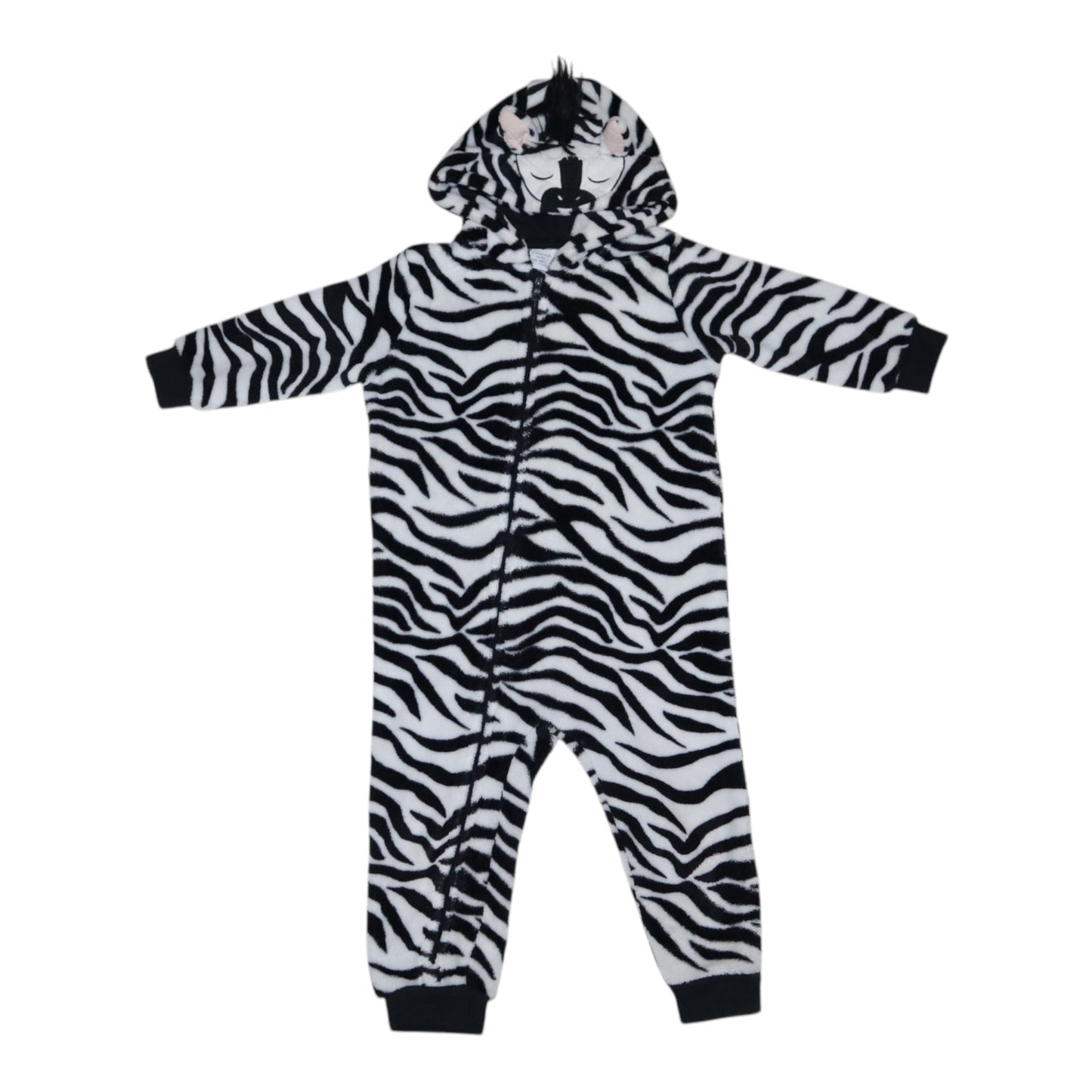 Mjuk Overall från LINDEX - Storlek 86 - Svart & Vit