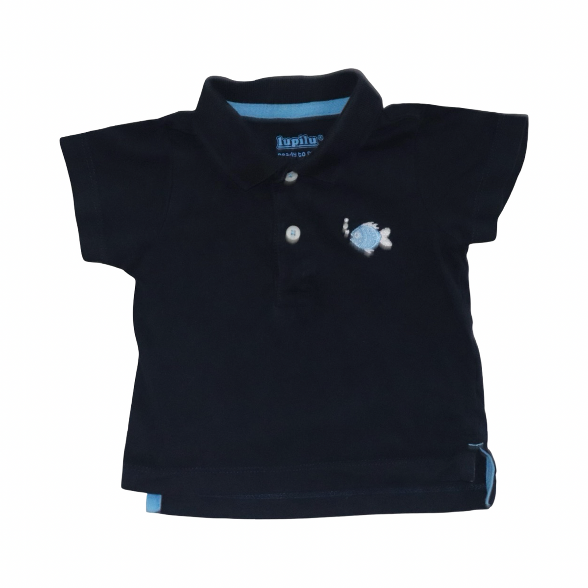 Kortärmad T-shirt från lupilu - Storlek 62/68 - Svart