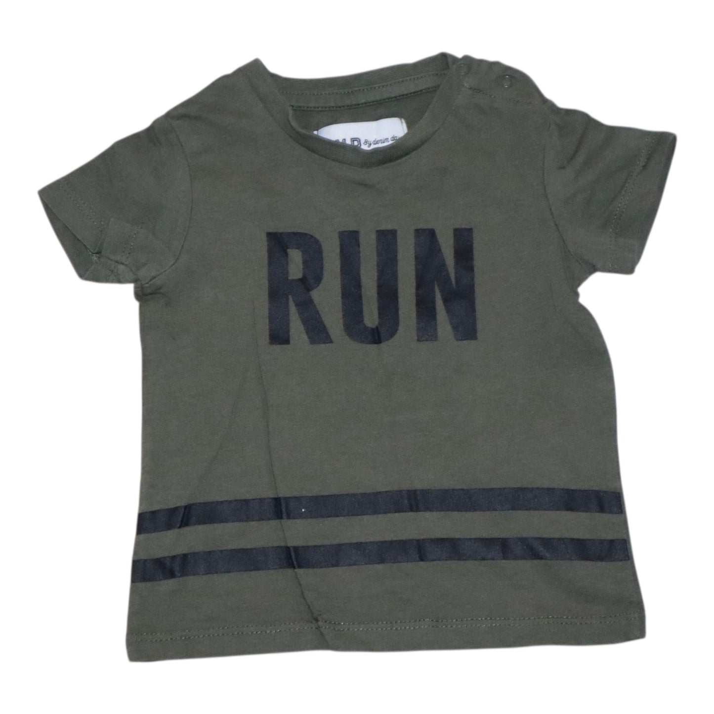 Kortärmad T-Shirt från D.M.D - Storlek 74 - Grön