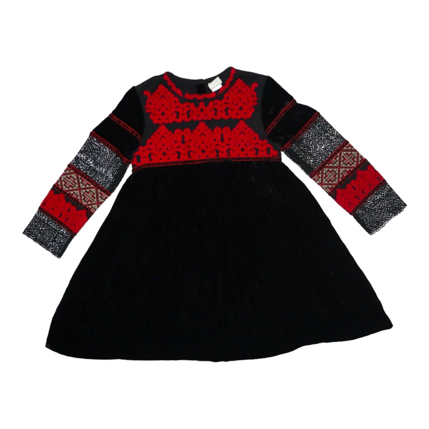 Fest Klänning från H&M - Storlek 122 - Svart & Röd