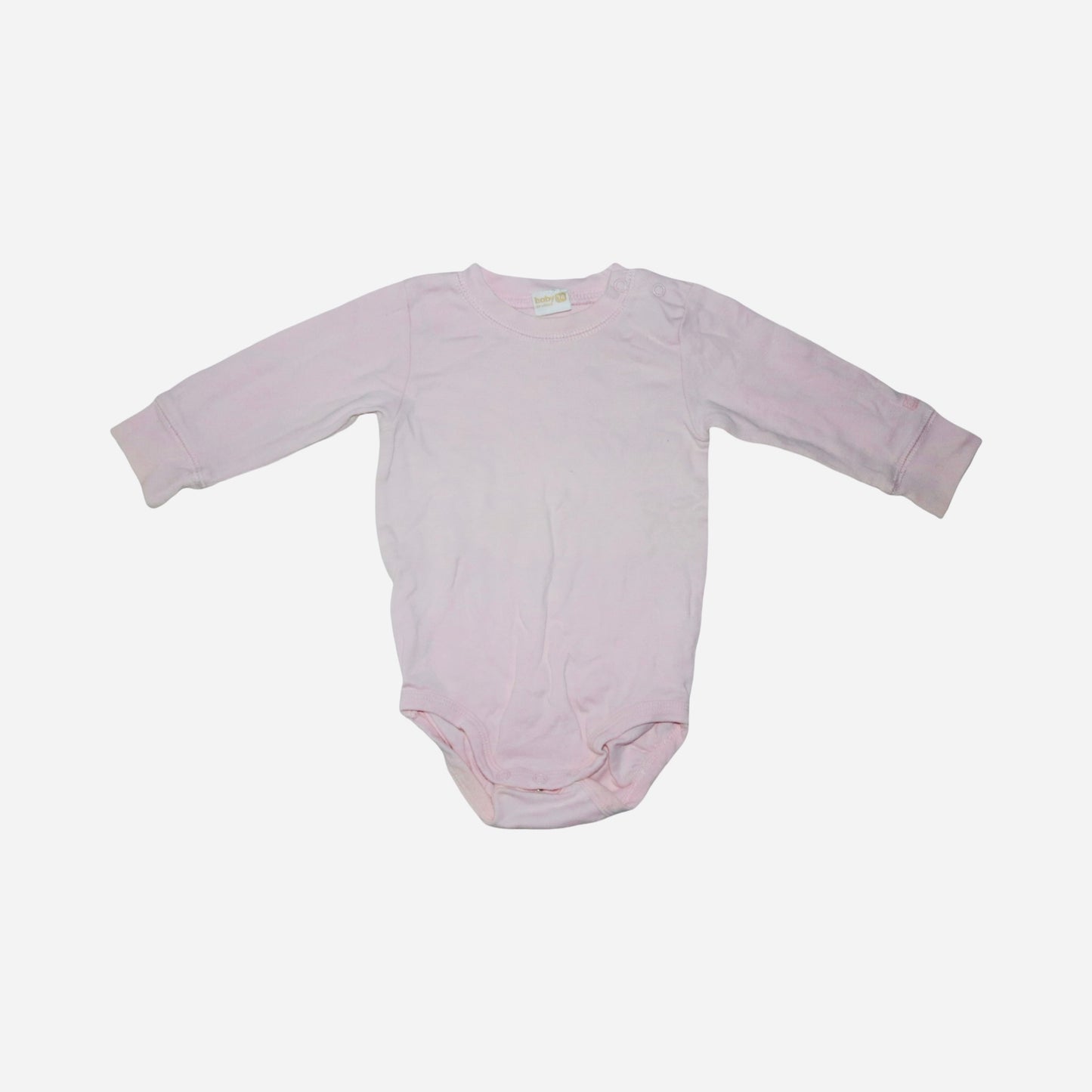 Långärmad Body (2 Pack) från LINDEX - Storlek 74 - Rosa & Brun (Multi)