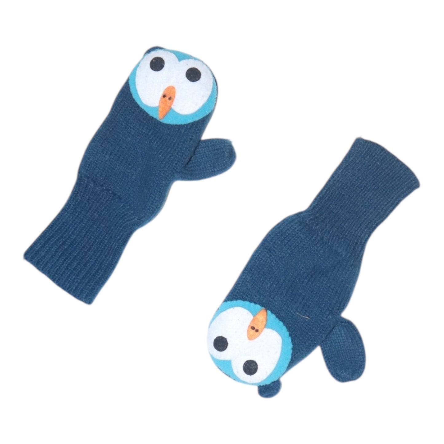 Fleecefodrade Vantar från ÅHLENS - Storlek 116/122 - Mörkblå & Vit