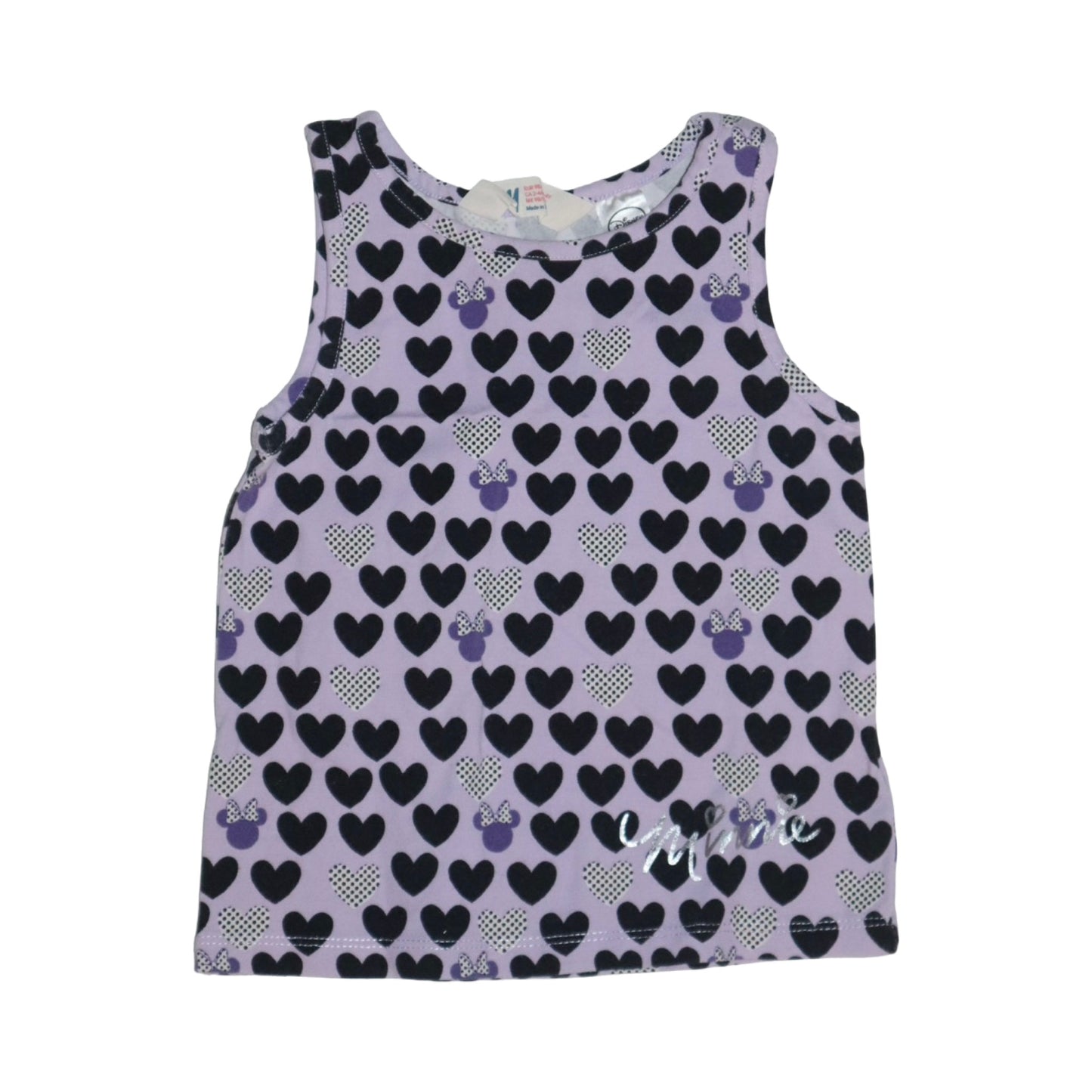 Linne (2 Pack) från H&M & DISNEY - Storlek 98/104 - Lila & Vit (Multi)