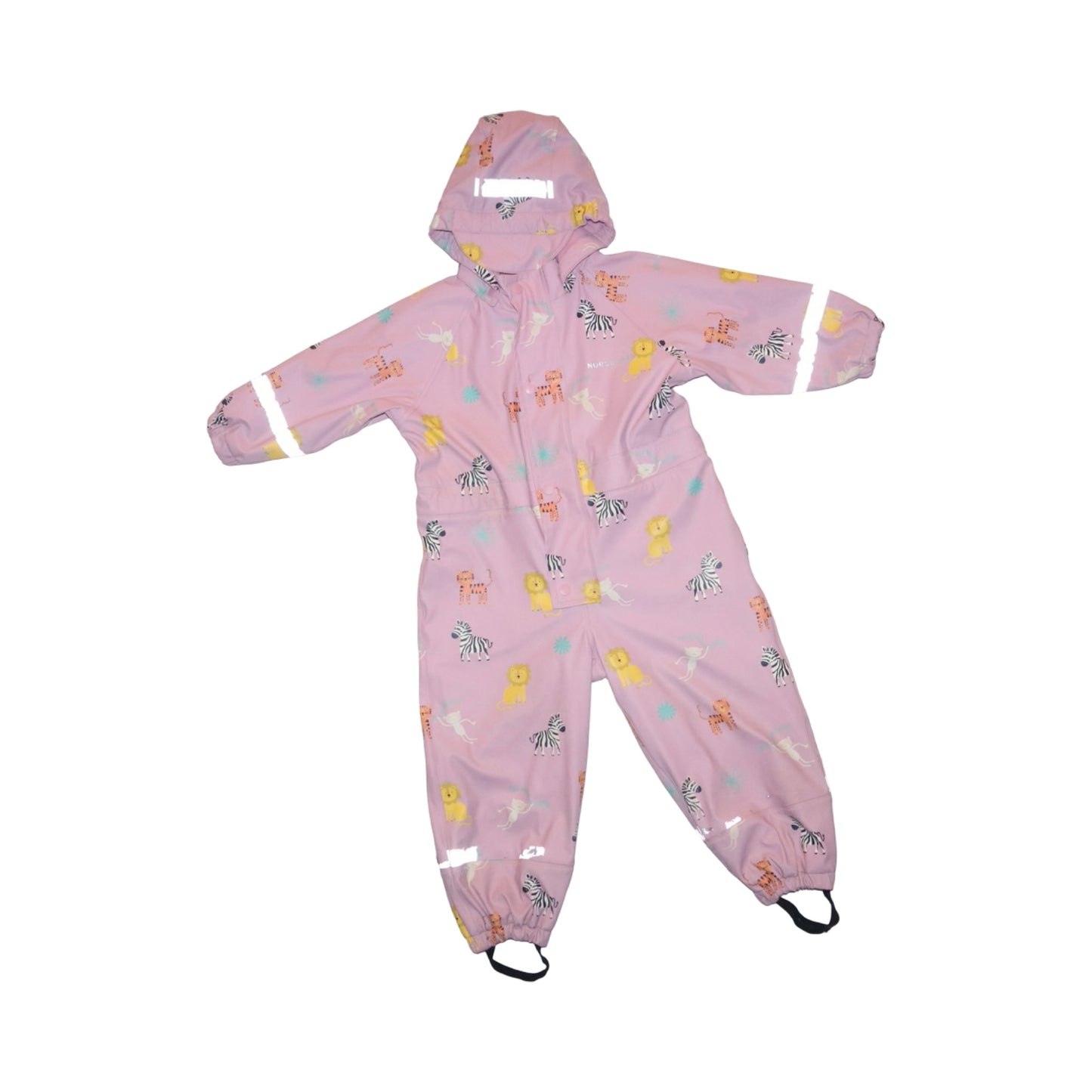 Fodrad Regnoverall från NORDBJØRN - Storlek 92 - Rosa (Multi)