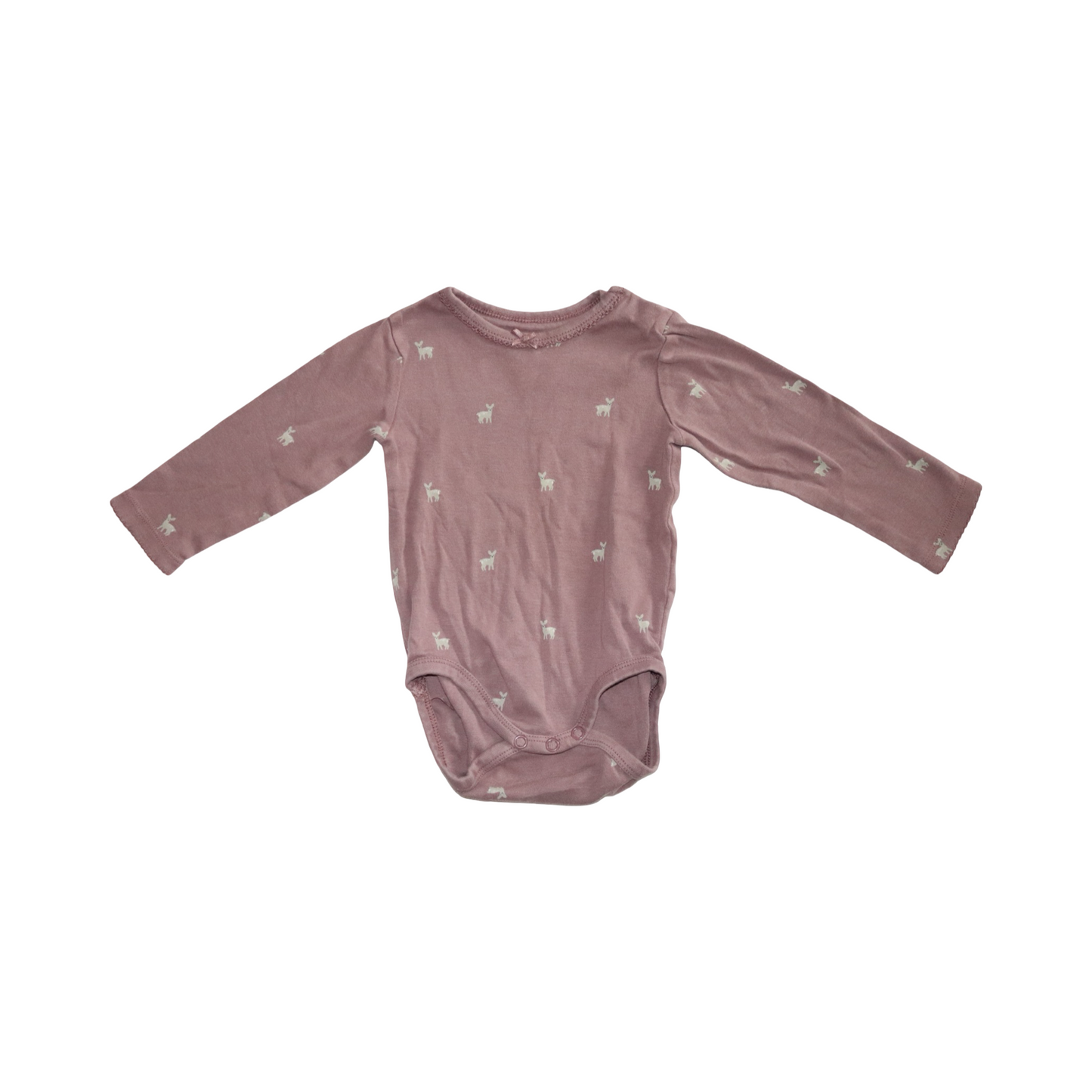 Långärmad Body från H&M - Storlek 74 - Rödbrun