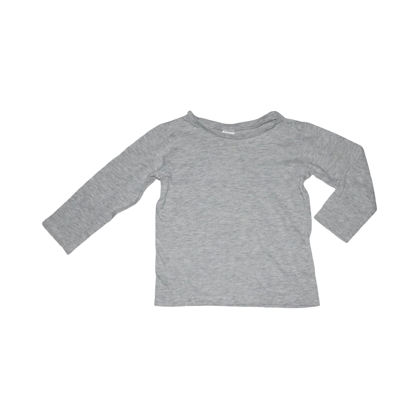 Långärmad T-shirt från H&M - Storlek 92 - Ljusgrå
