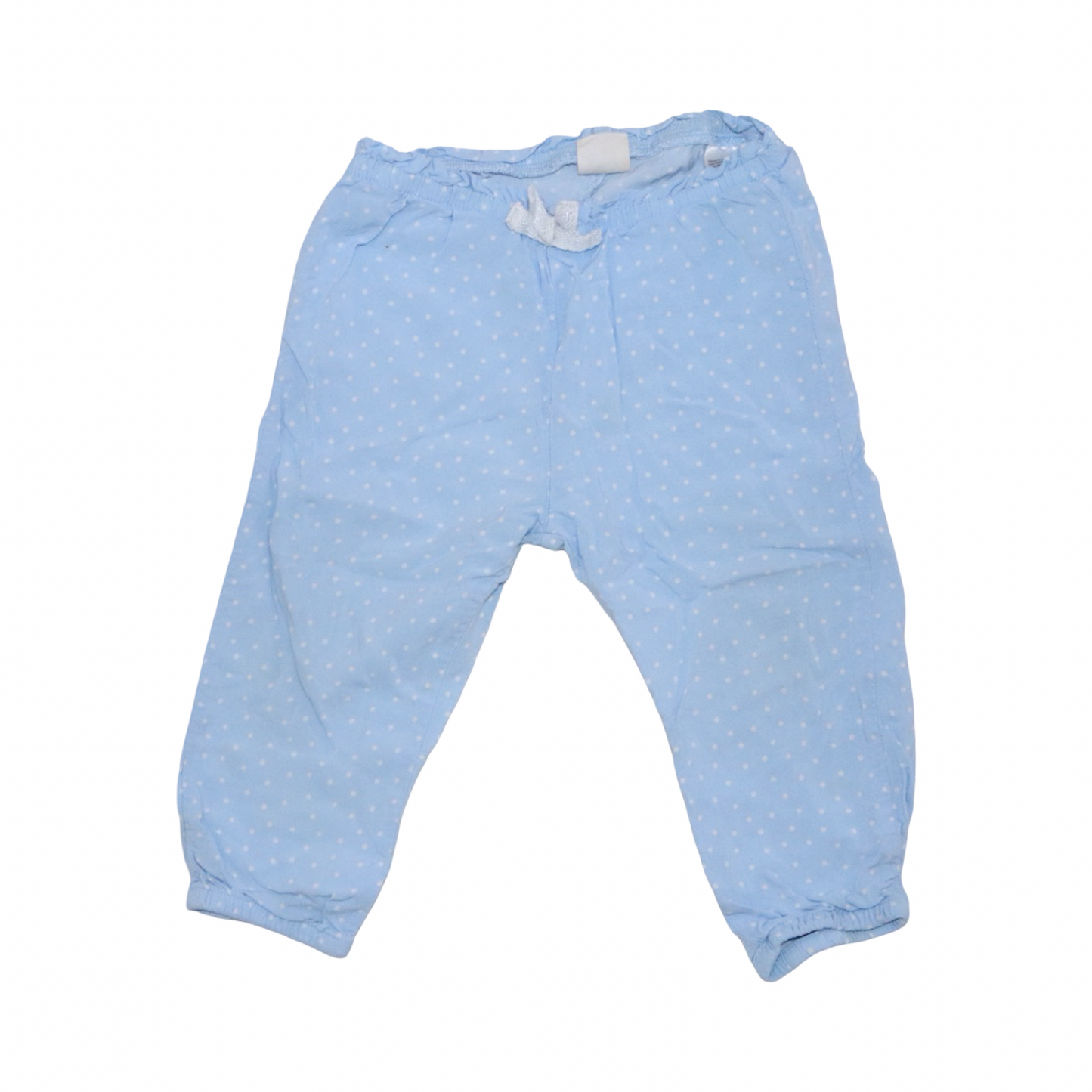 Tunna Byxor från H&M - Storlek 80 - Ljusblå & Vit