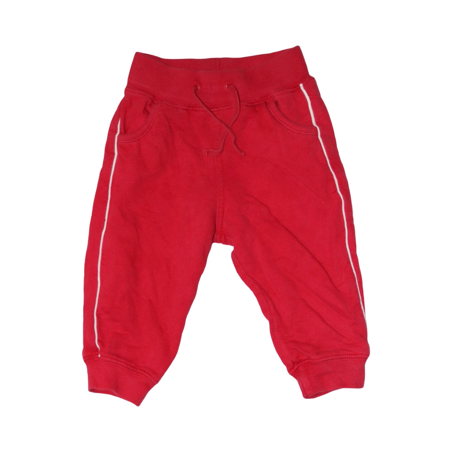 Byxor från LINDEX - Storlek 74 - Röd & Vit