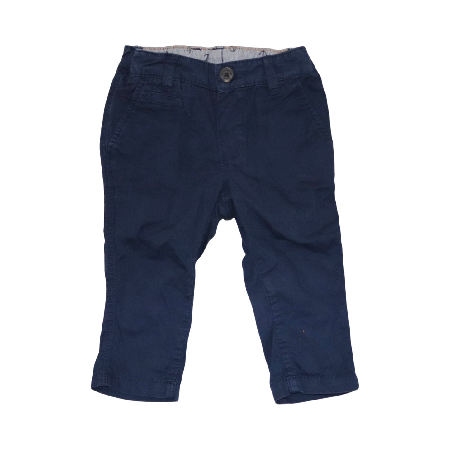 Skjorta & Byxor Matchande Set från SPRALL & H&M - Storlek 68 - Vit & Marinblå