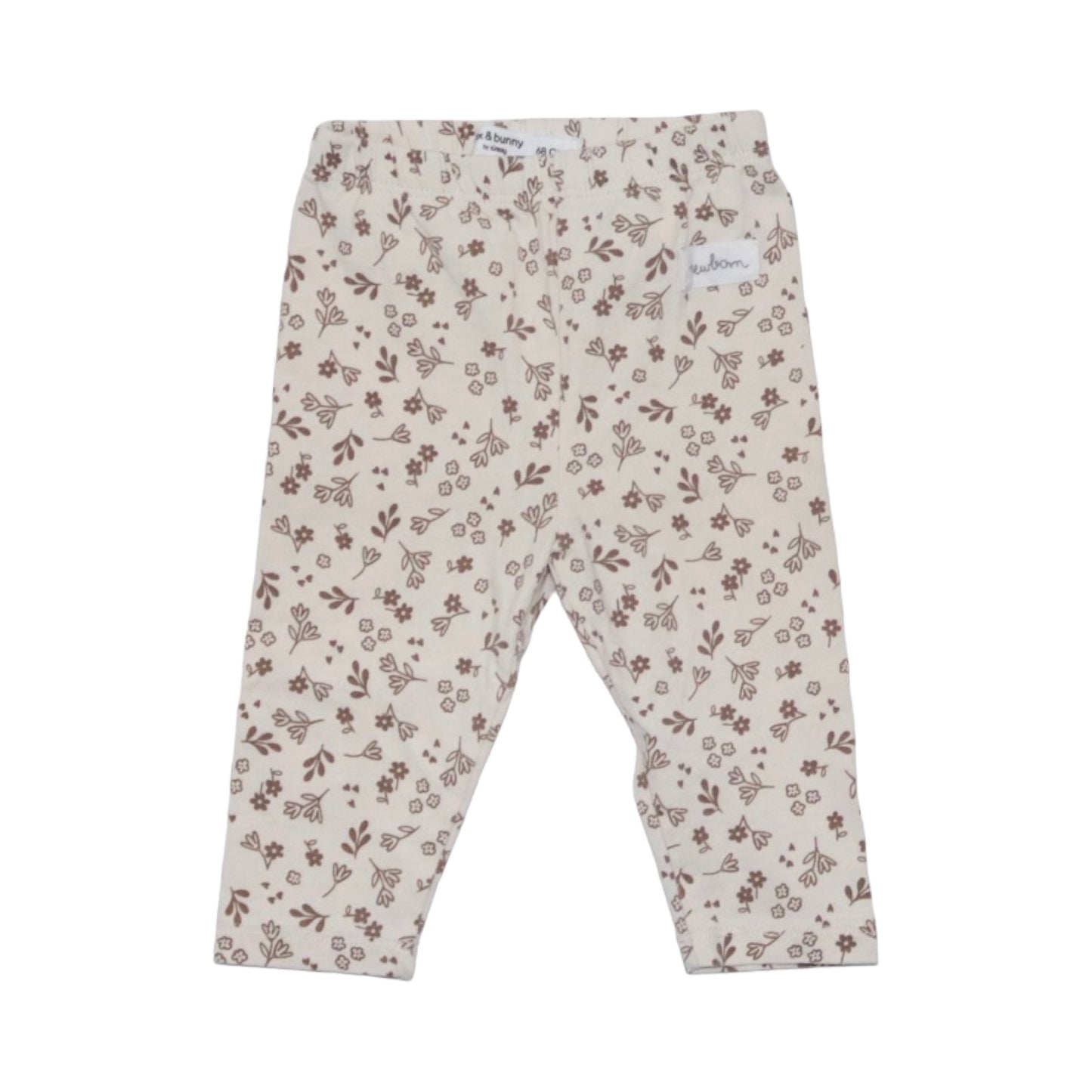 T-shirt & Byxor Matchande Set från Sweetie & fox & bunny - Storlek 68 - Brun & Benvit (Multi)