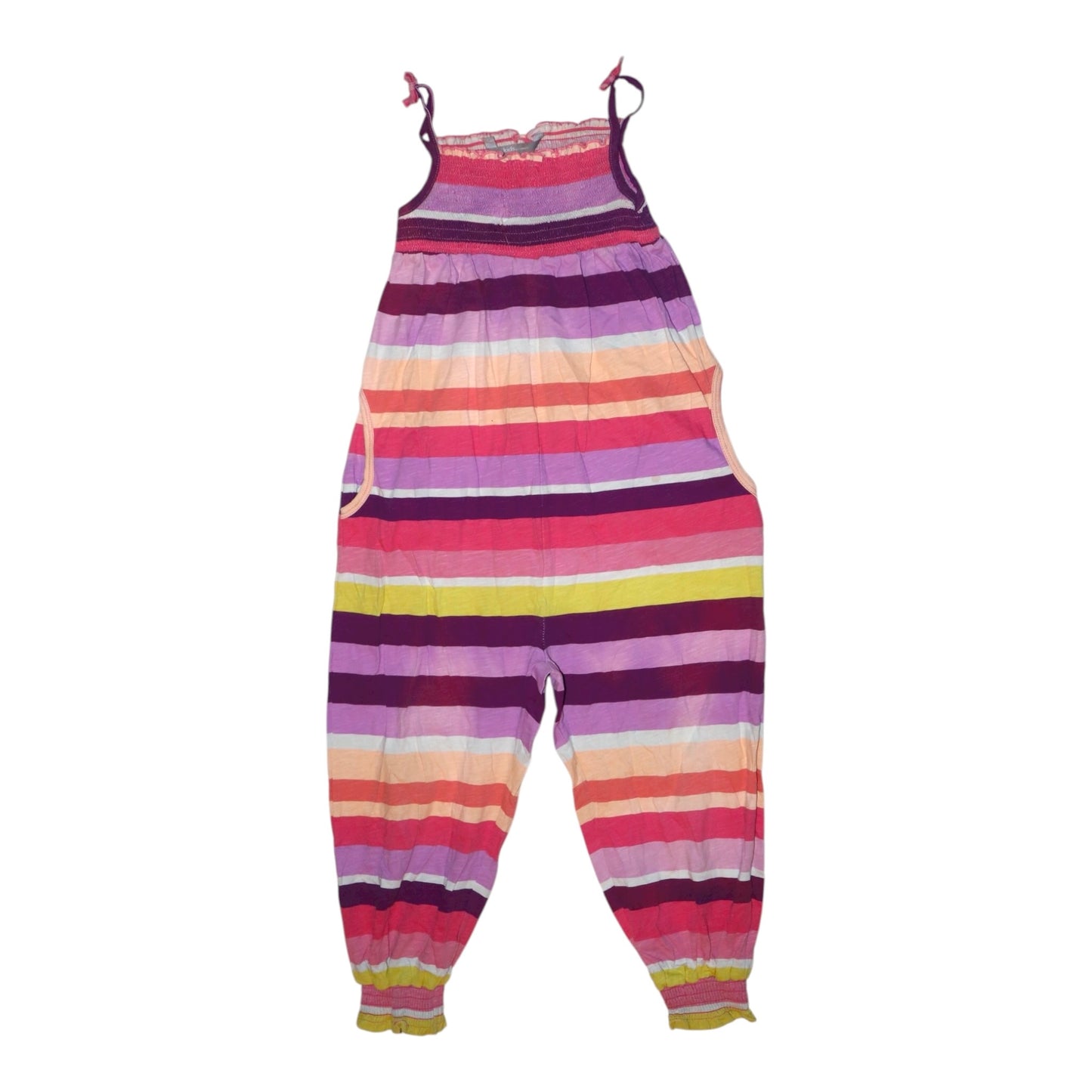 Kortärmad Jumpsuit/ Byxdress från LINDEX - Storlek 116 - Lila & Rosa (Multi)