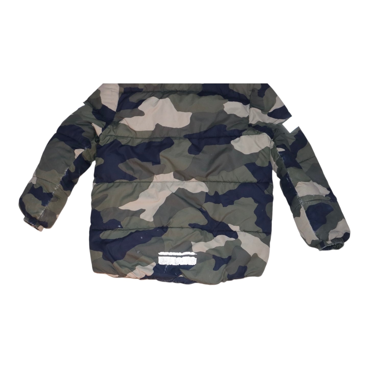 Pufferjacka från LINDEX - Storlek 134 - Grön & Svart (Multi)