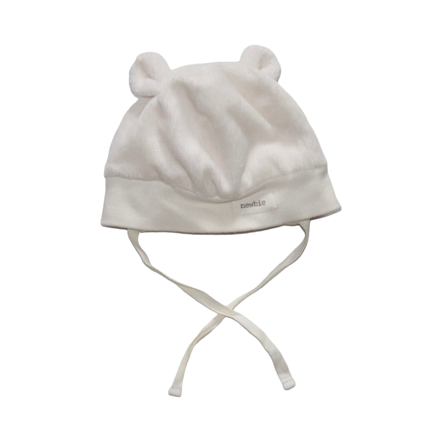 Mössa från newbie by KappAhl - Storlek 62/68 - Vit