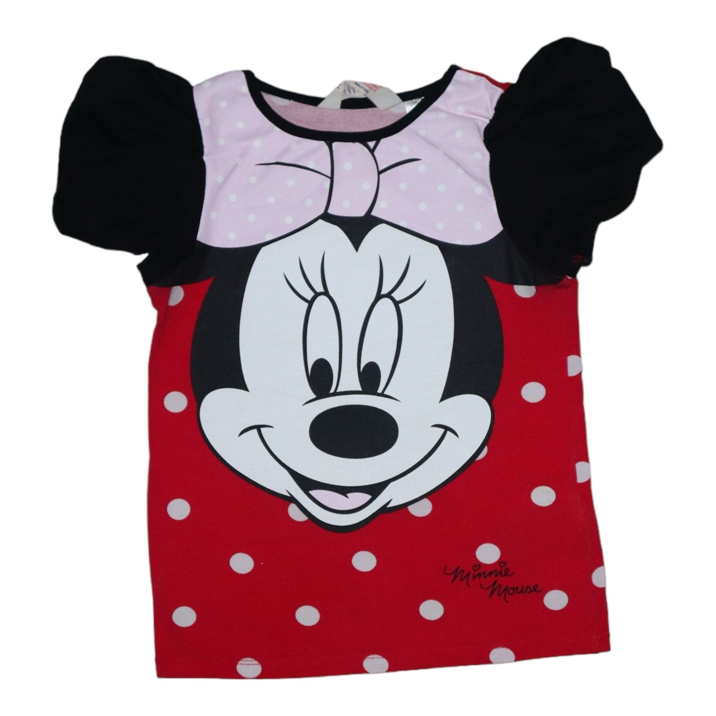 T-shirt från H&M - Storlek 122/128 - Röd & Svart