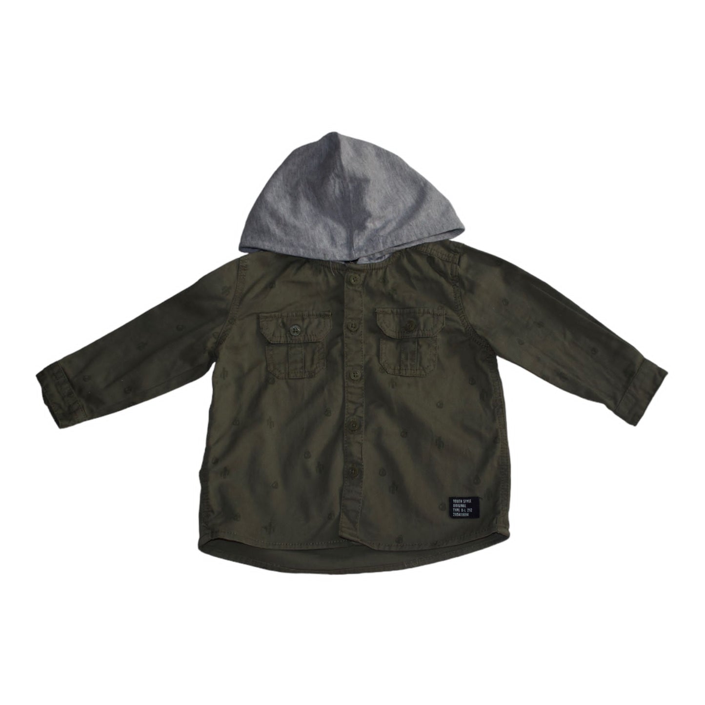 Skjorta med luva från KappAhl - Storlek 68 - Grön