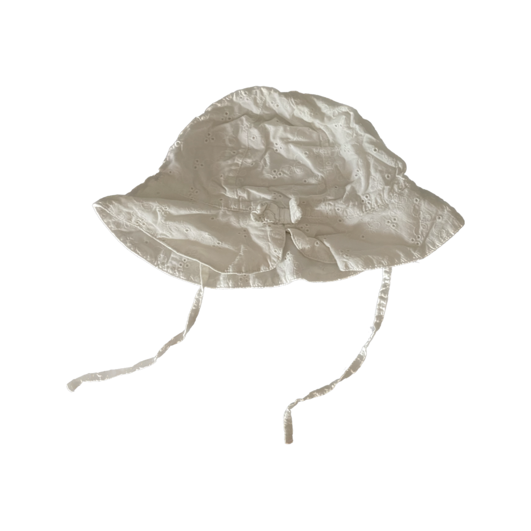 Solhatt från H&M - Storlek 86 - Vit