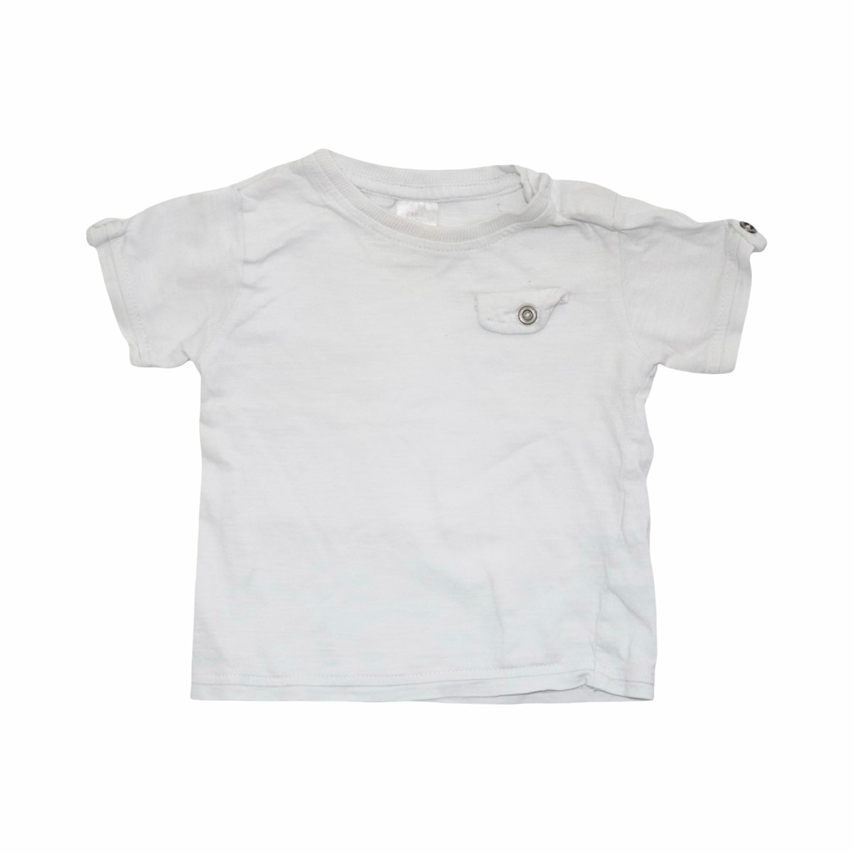 Kortärmad T-shirt från ZARA - Storlek 68 - Vit