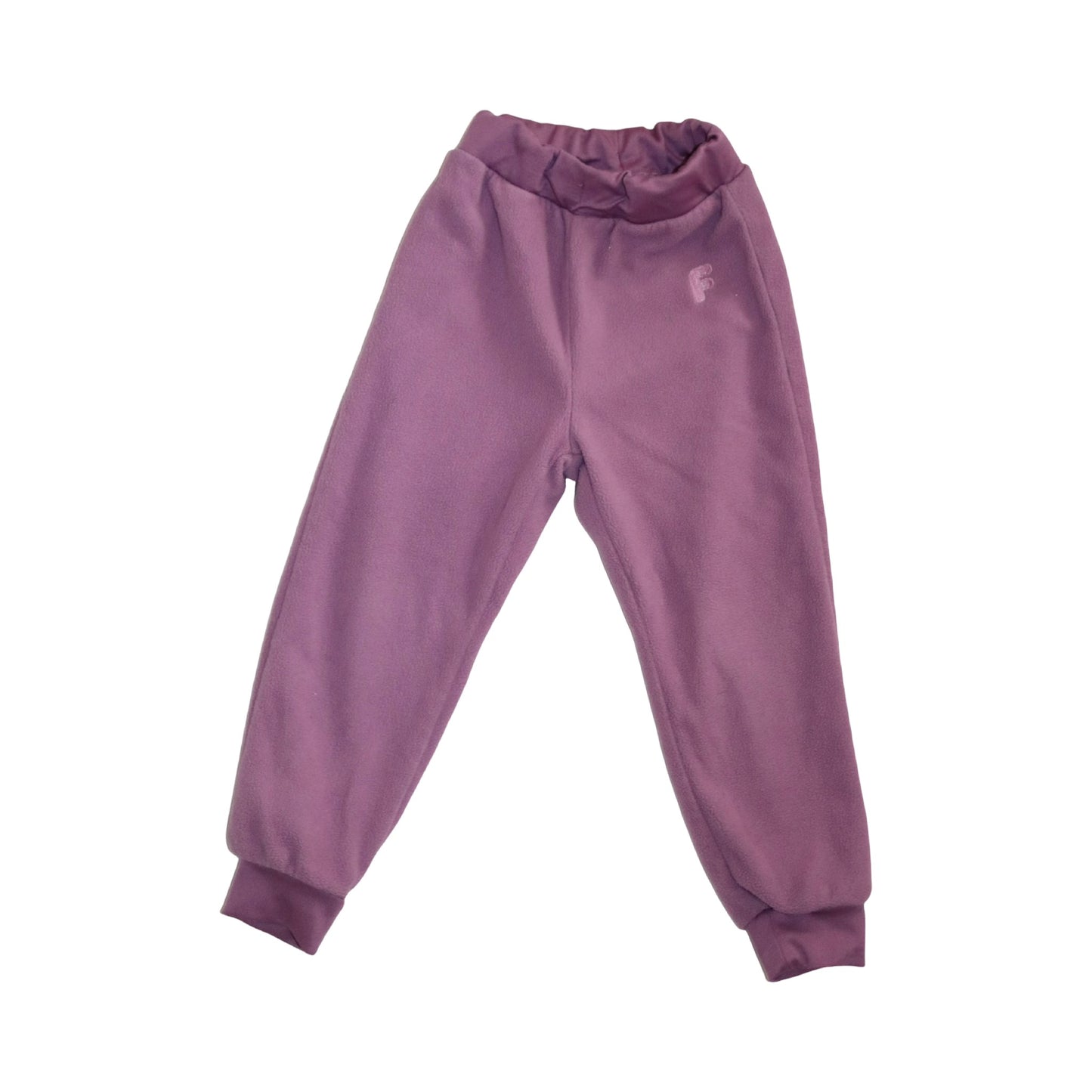 Byxor i fleece från FIX - Storlek 98 - Lila