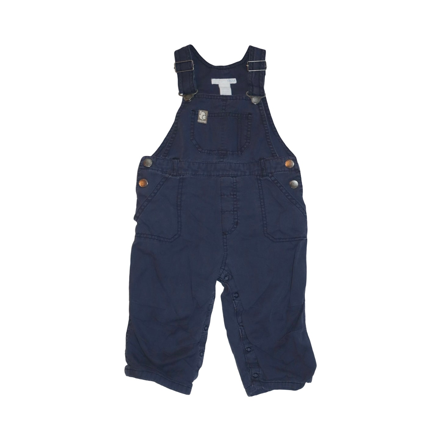 Fodrade Hängselbyxor Från H&M - Storlek 80 - Marinblå