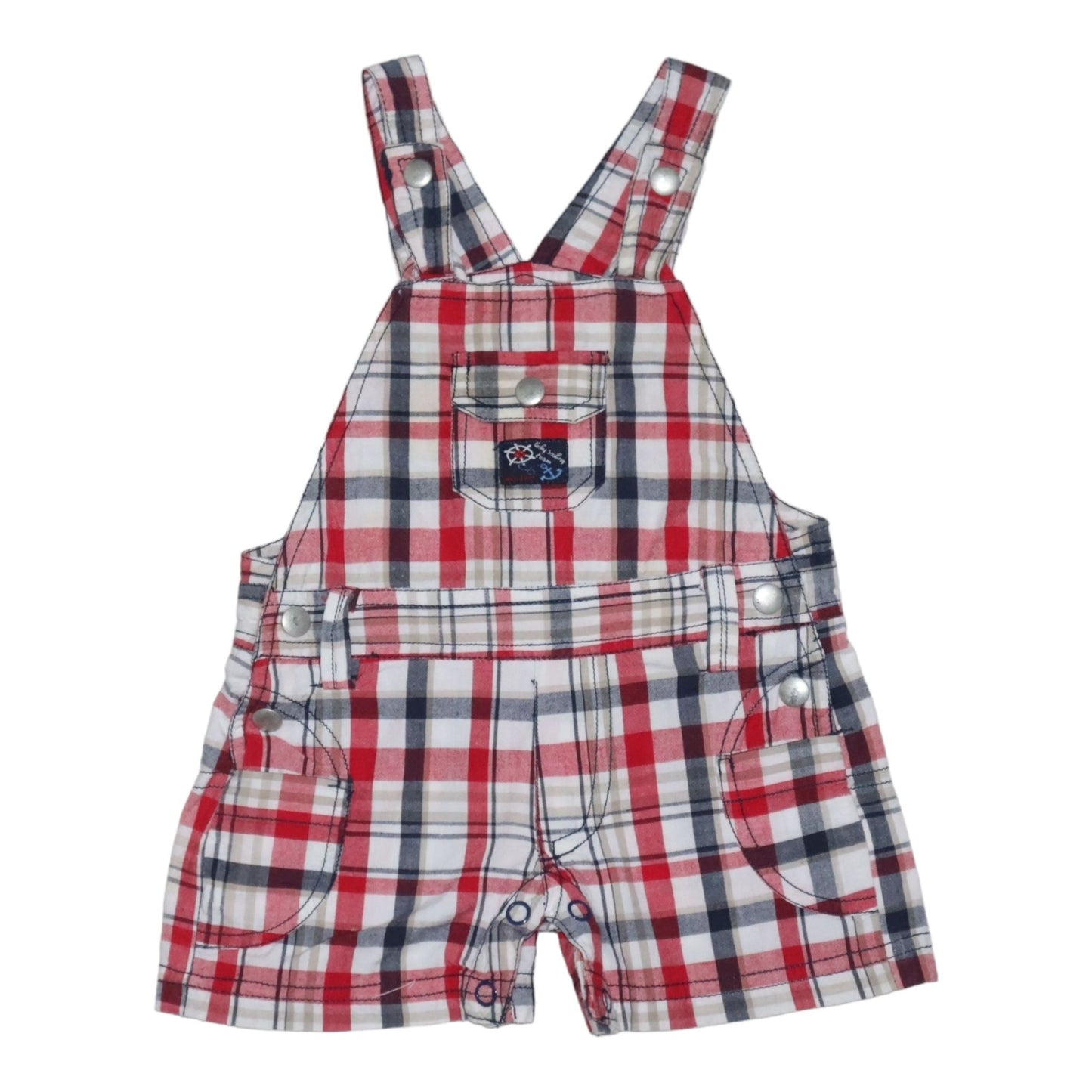 Hängselshorts från energino - Storlek 62 - Röd (Multi)