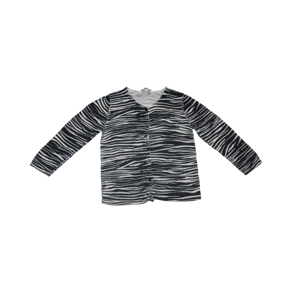 Kofta från ÅHLÉNS - Storlek 74 - Svart & Vit