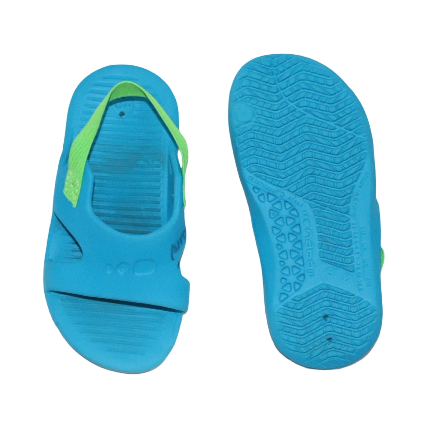 Tofflor från nabaiji - Storlek 23/24 (Innermåttxe 14.5cm) - Blå & Grön