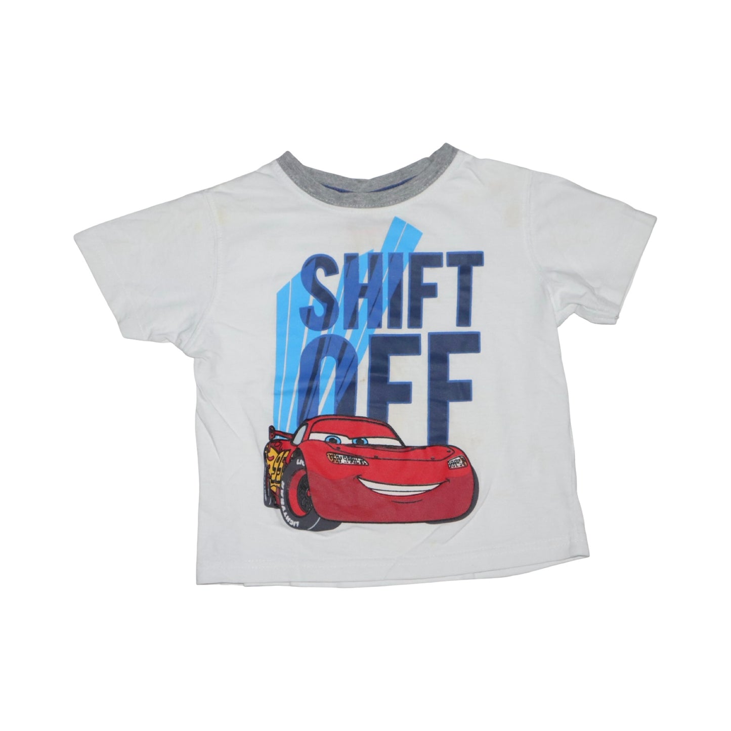 Kortärmad T-shirt från DISNEY PIXAR - Storlek 98/104 - Vit (Multi)