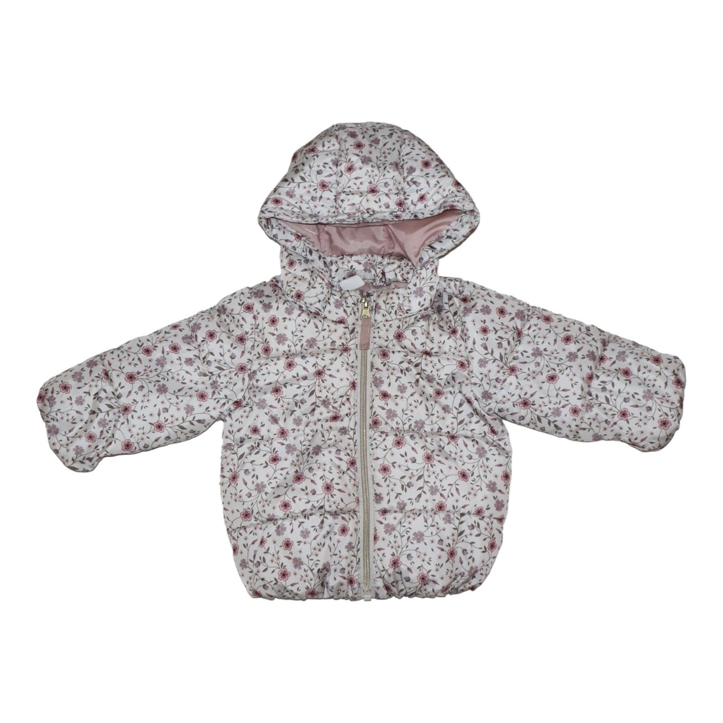 Pufferjacka Jacka från H&M - Storlek 74 - Beige & Rödbrun