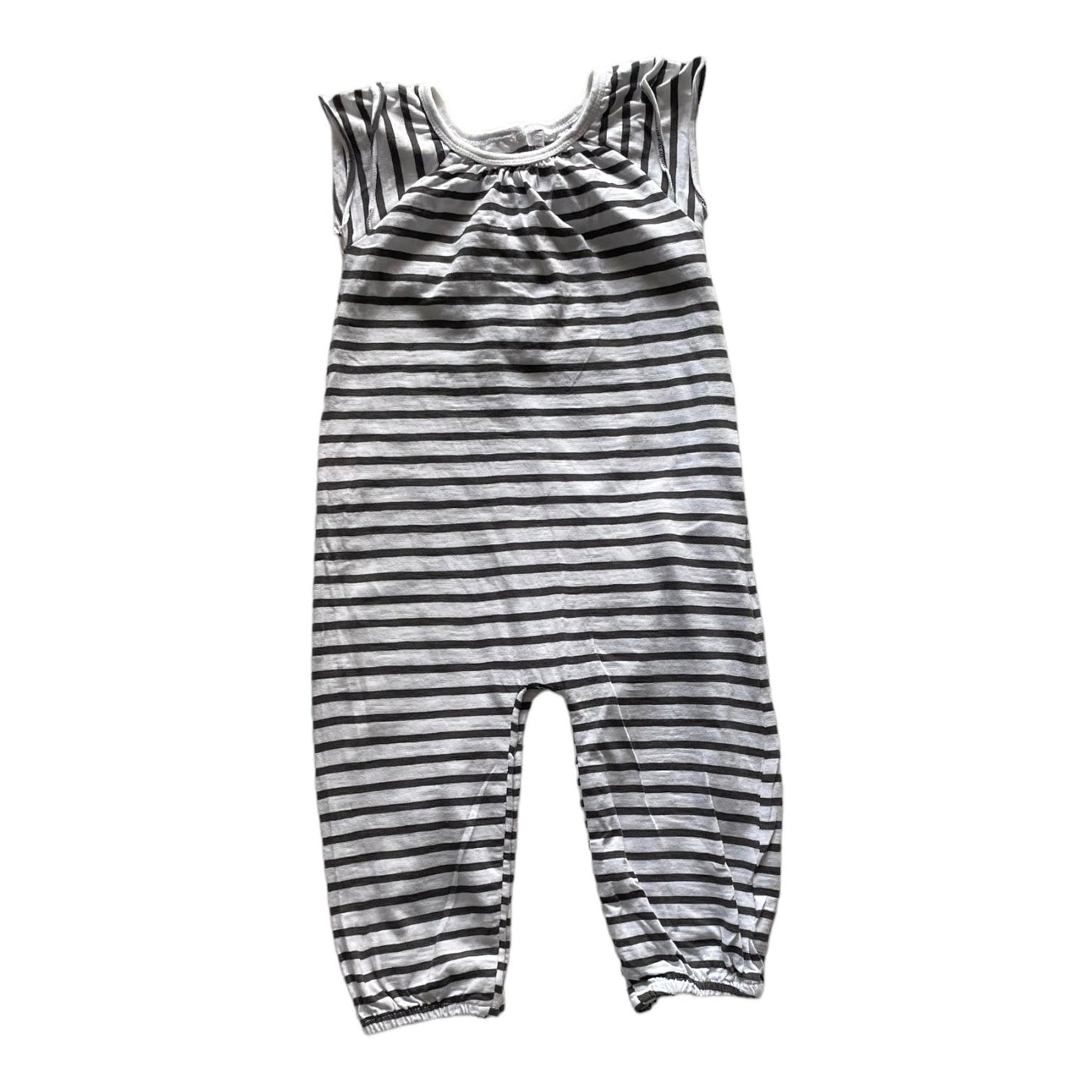 Byxdress/ Jumpsuit Från Cubus - Storlek 80 - Svart & Vit
