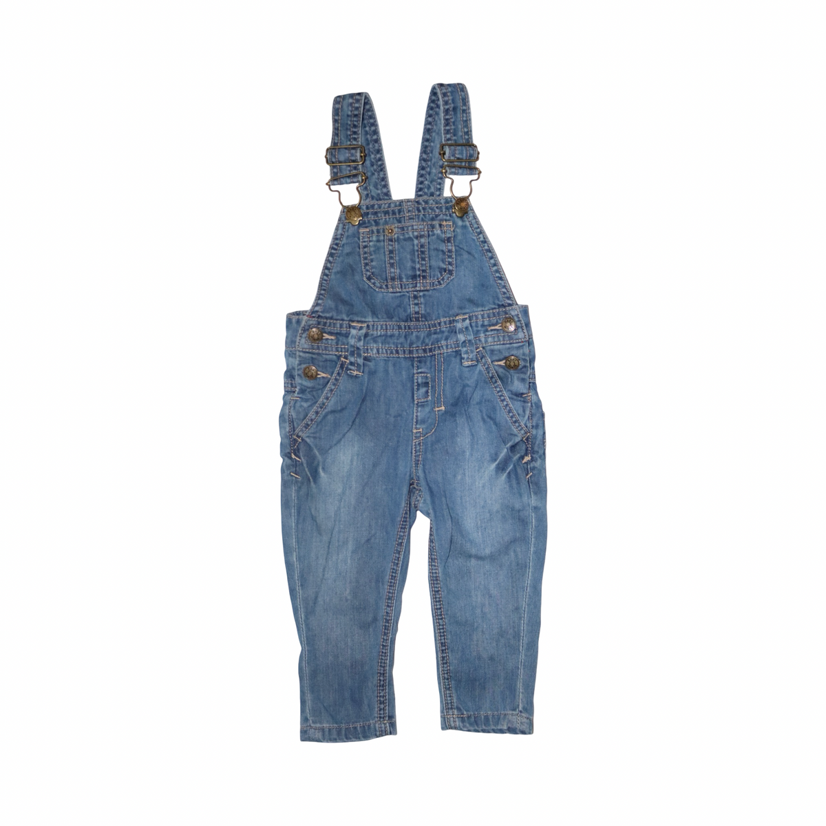 Jeans Hängselbyxor från KappAhl - Storlek 68 - Blå