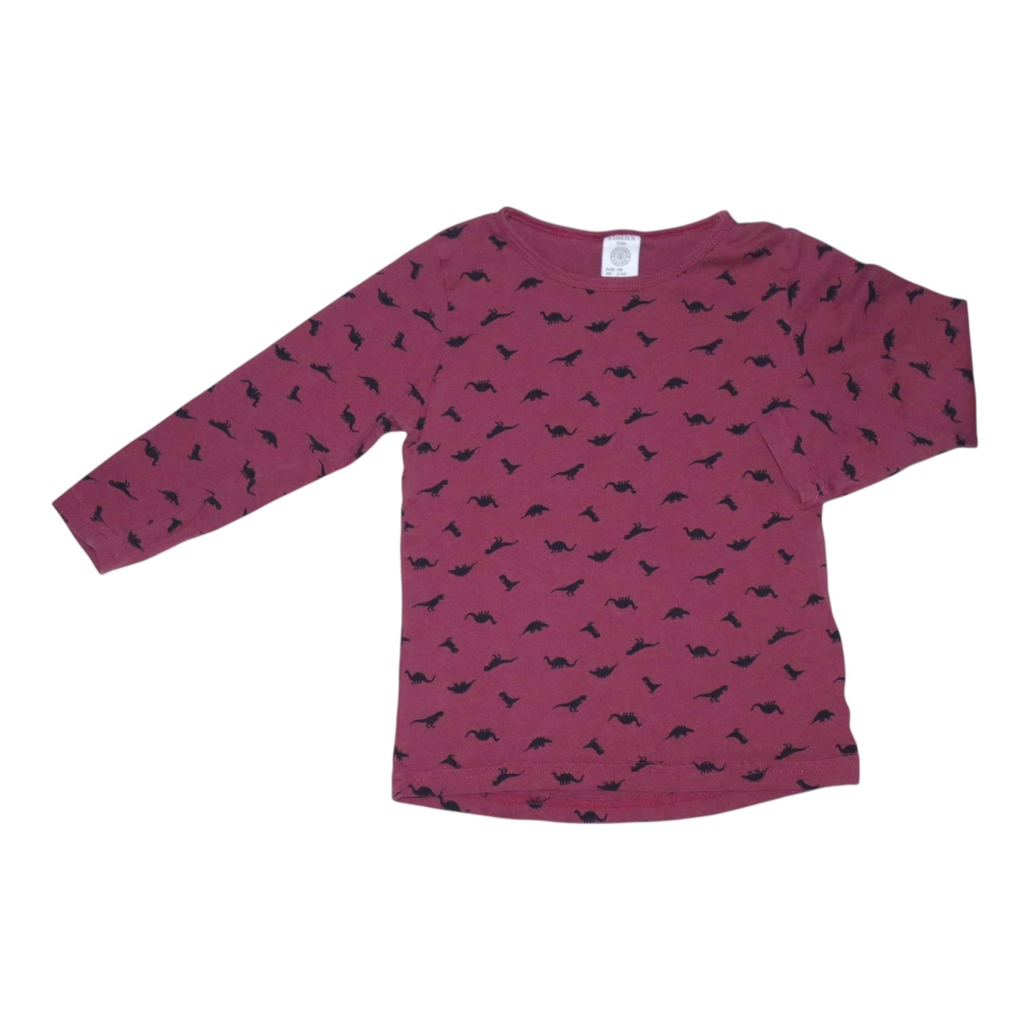 Långärmad T-shirt från LINDEX - Storlek 98 - Rödbrun