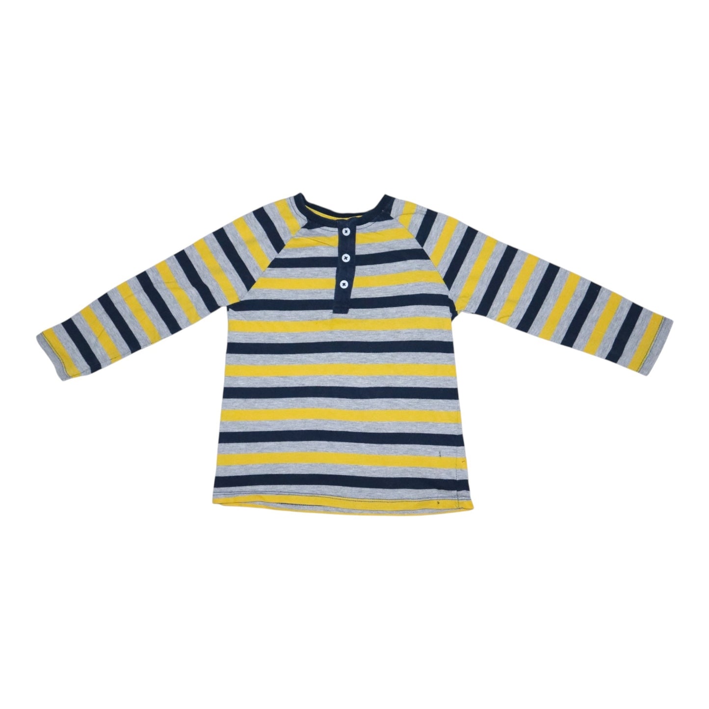 Långärmad T-shirt - Storlek 92 - Gul (Multi)