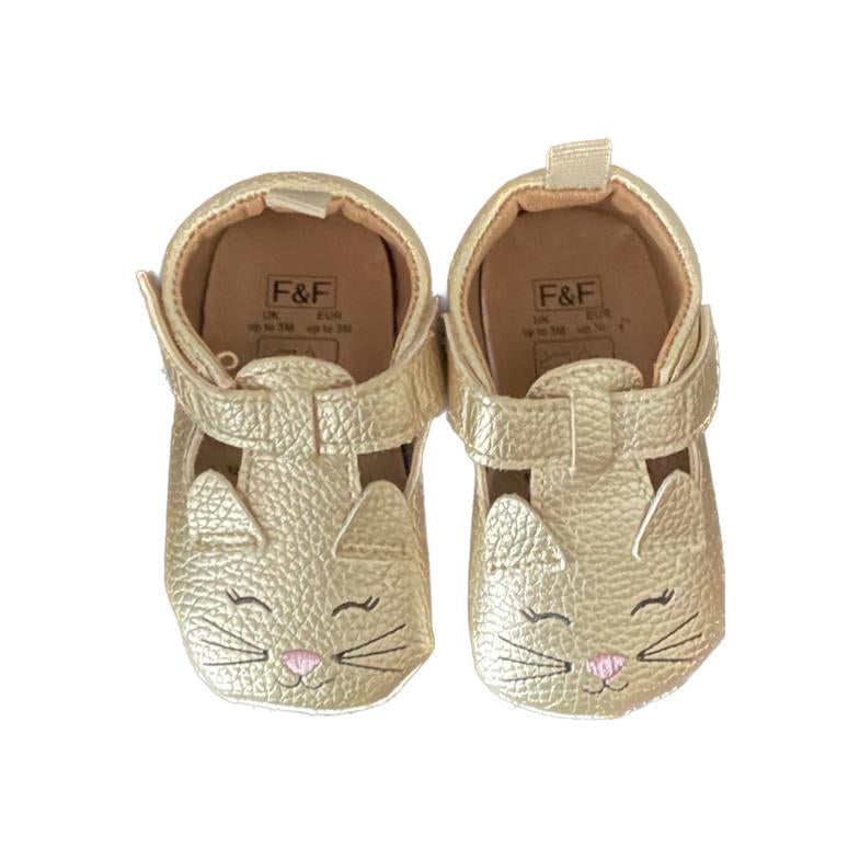 Skor - Sandaler Från F&F - Storlek 3 månader - Guld