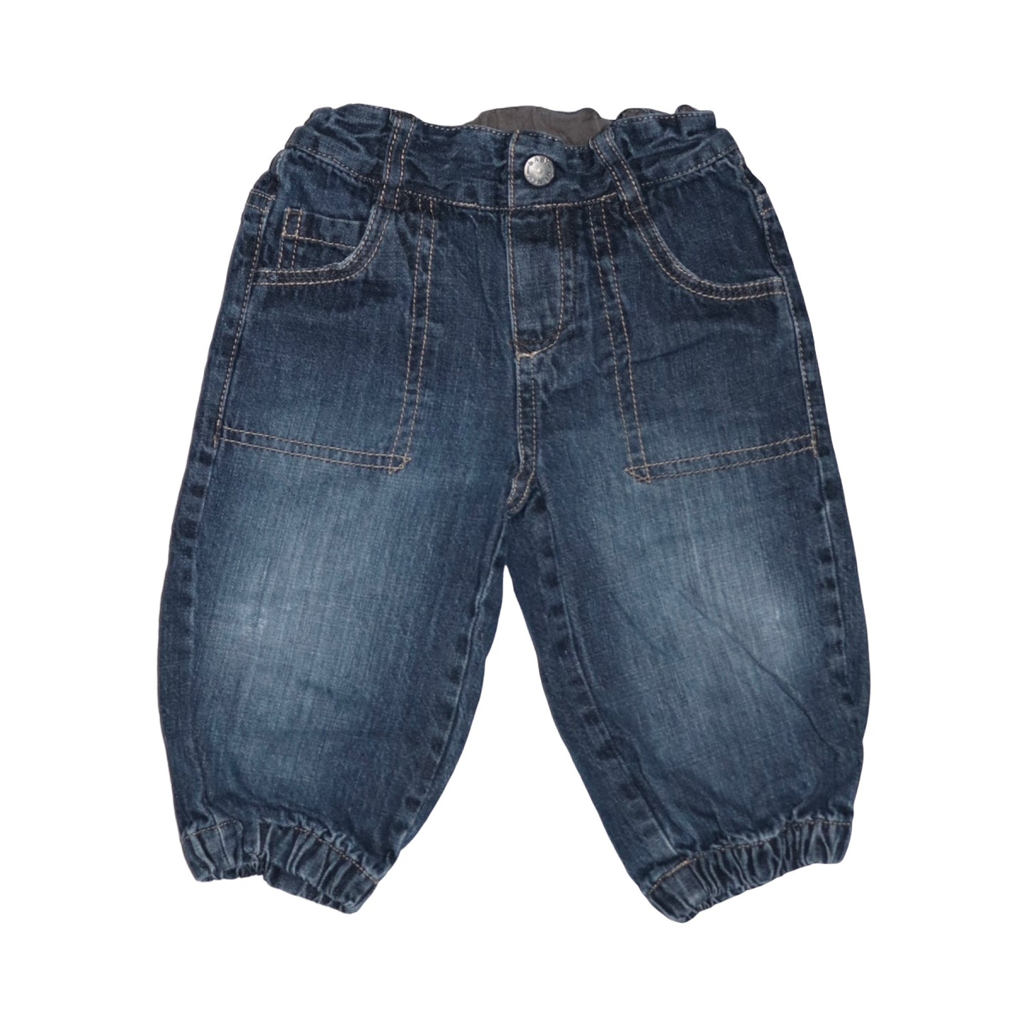 Jeans Byxor från BABY TEAM - Storlek 74 - Blå