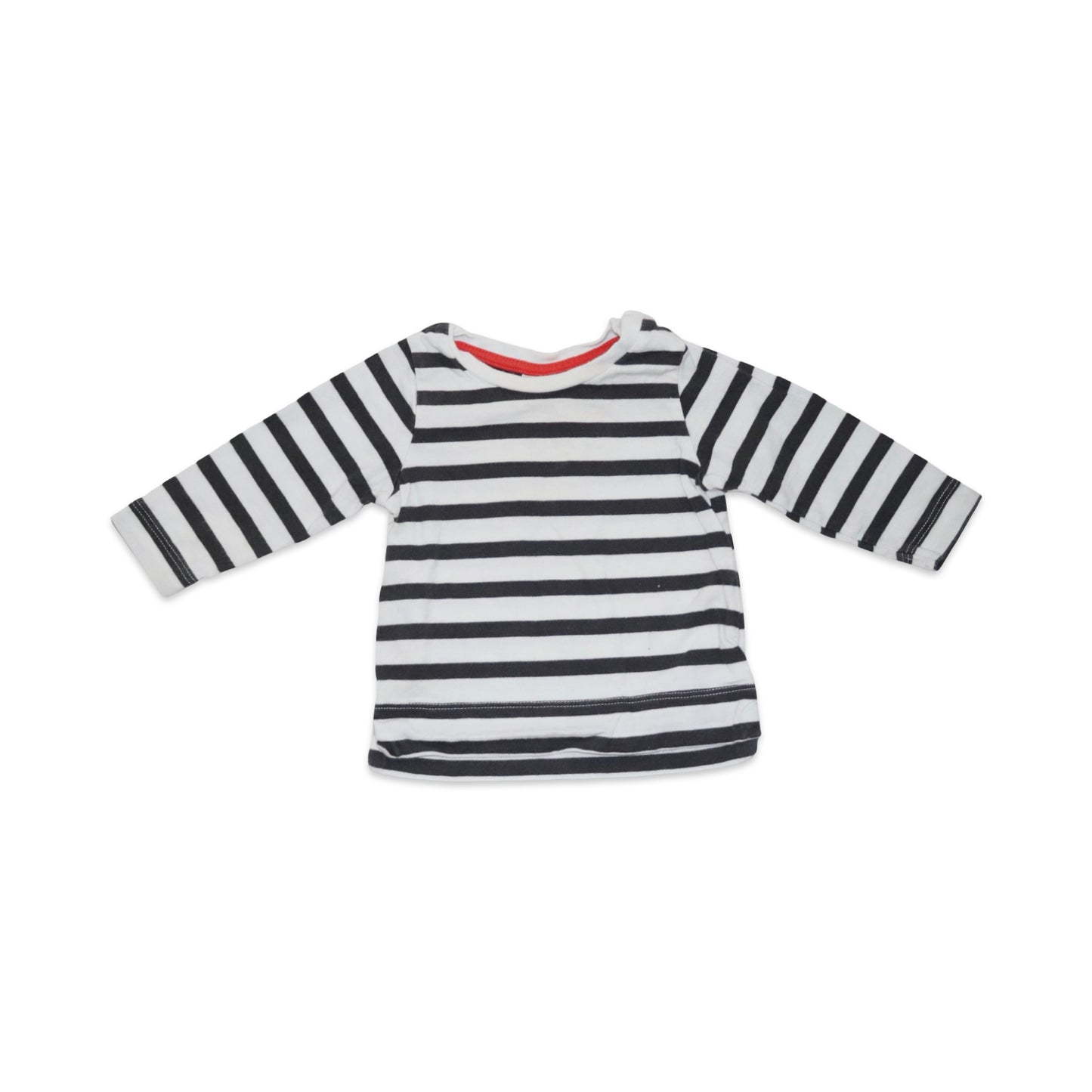Långärmad T-shirt från H&M - Storlek 68 - Svart & Vit