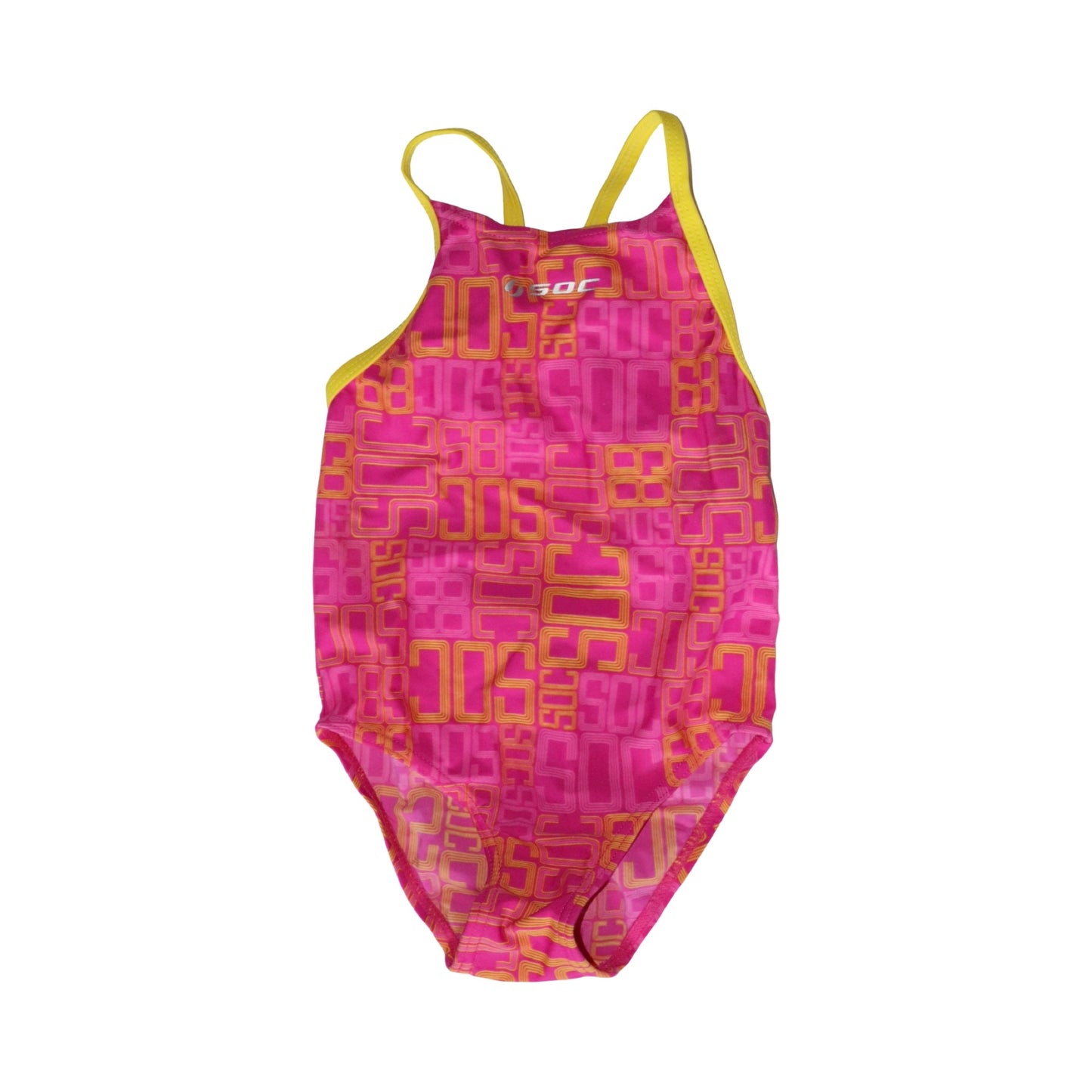 Baddräkt från SOC - Storlek 86/92 - Rosa & Gul