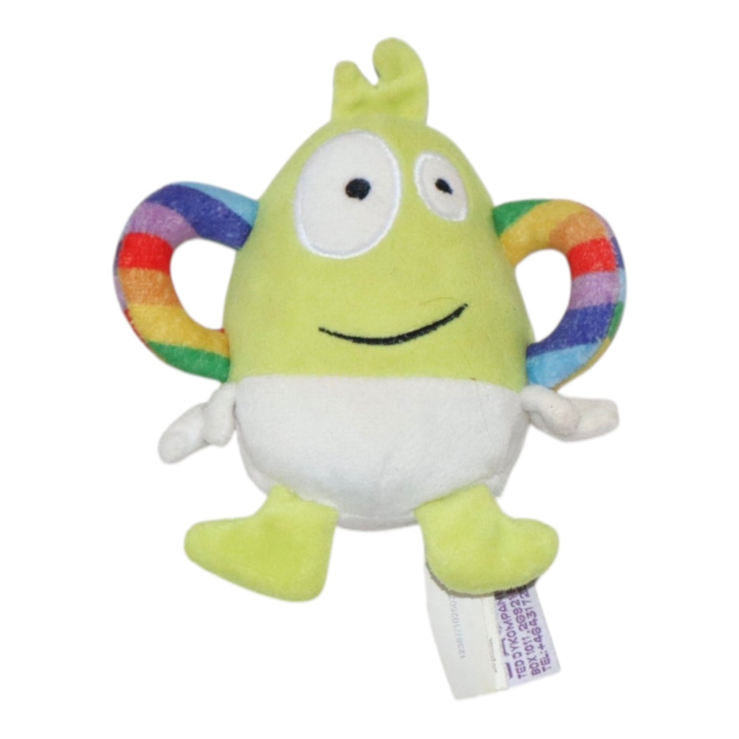 Mjukisdjur - Babblarna Dadda från TEDDYKOMPANIET - 12cm - Ljusgrön (Multi)