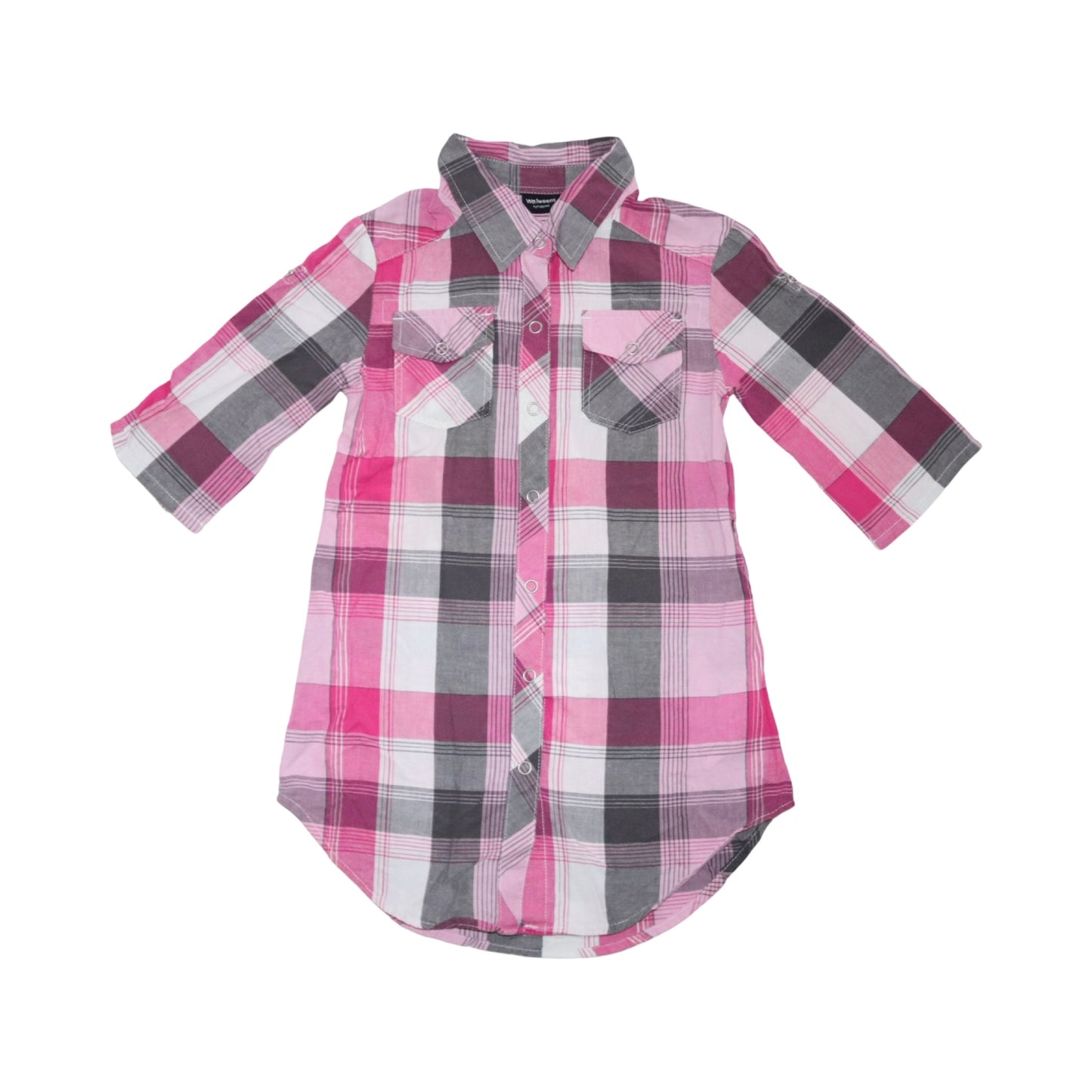 Långärmad Klänning från KappAhl - Storlek 122 - Rosa (Multi)