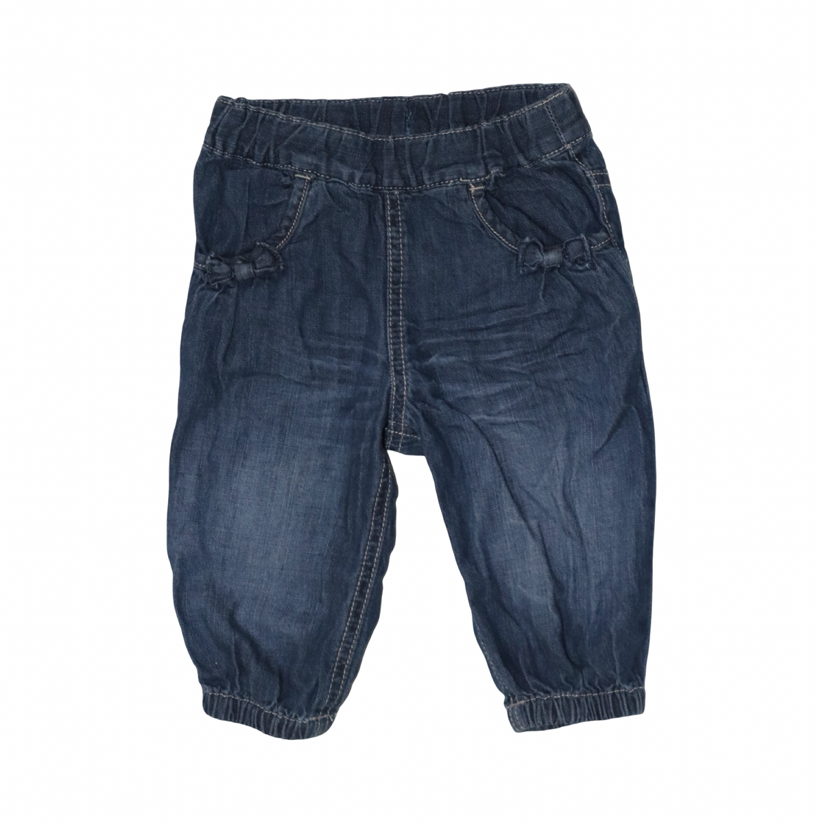 Jeans Byxor från H&M - Storlek 68 - Mörkblå
