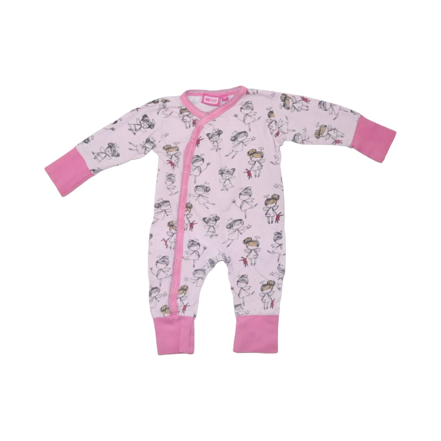 Långärmad Pyjamas från MINI - Storlek 62 - Rosa (Multi)