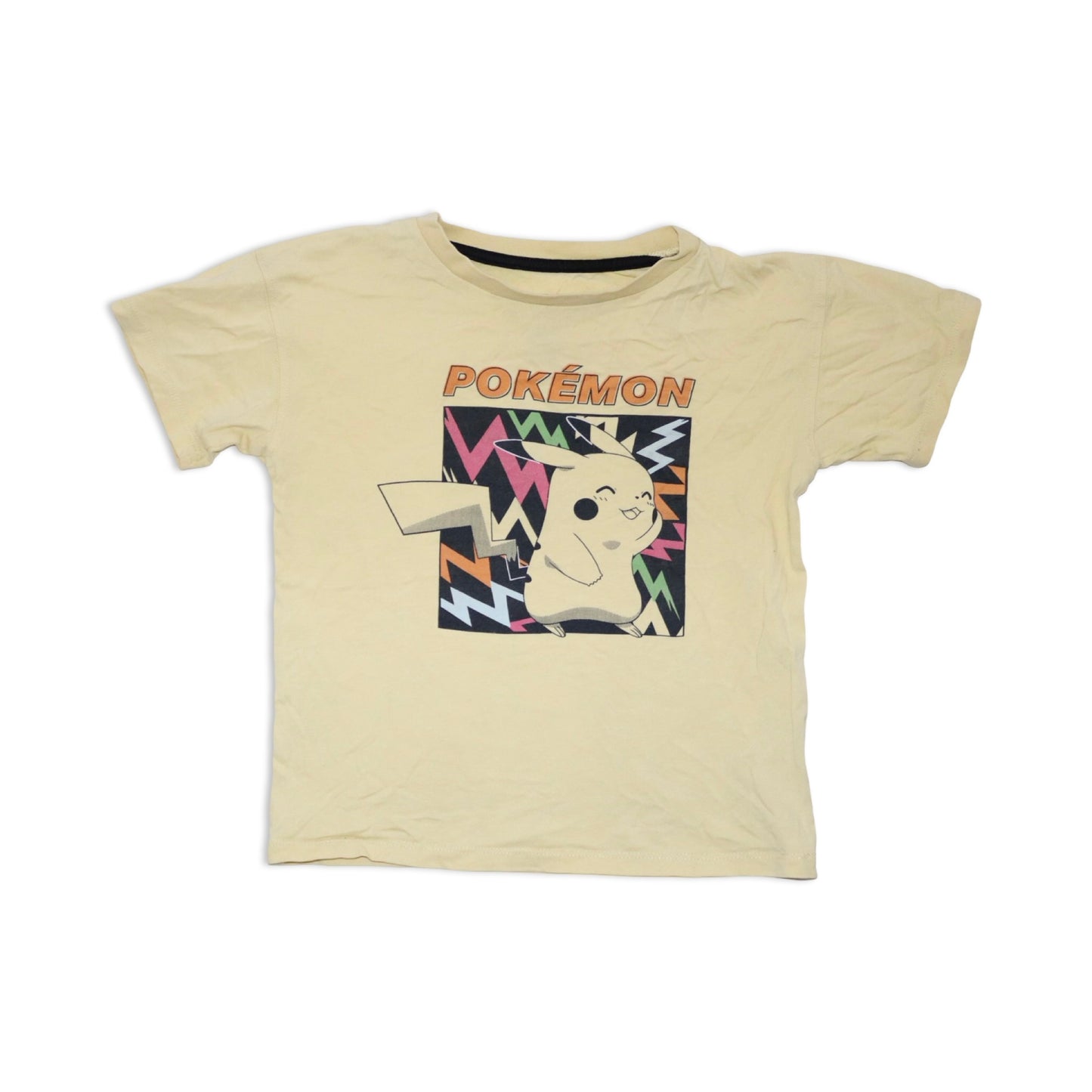 POKEMON Kortärmad T-shirt från Cubus - Storlek 110/116 - Gul (Multi)