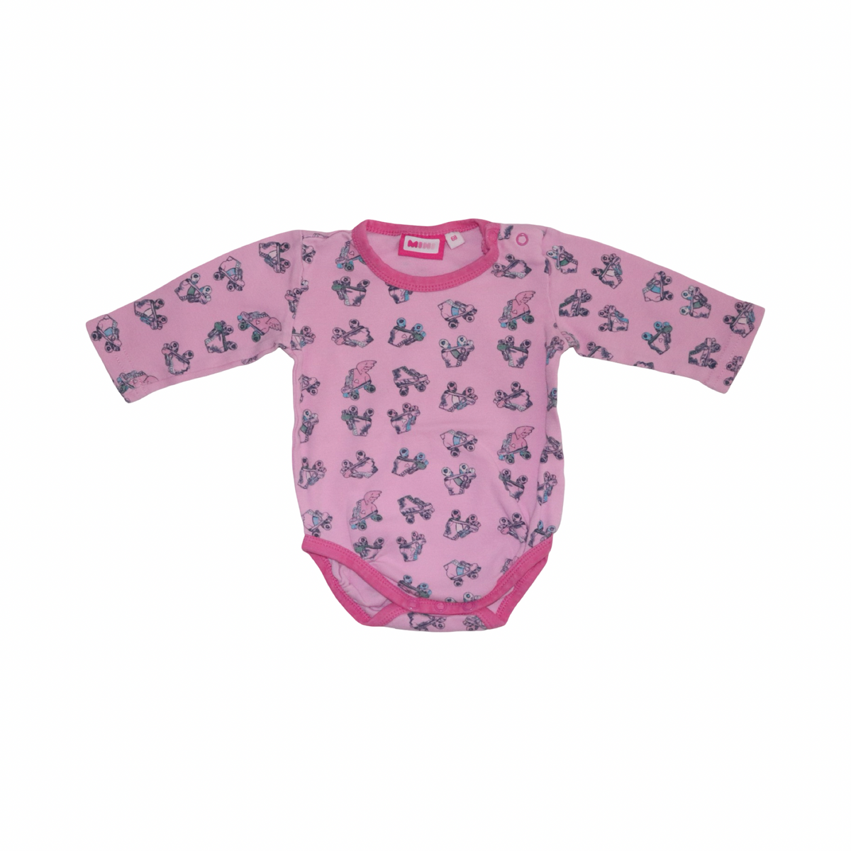 Långärmad Body från MINI - Storlek 68 - Rosa (Multi)