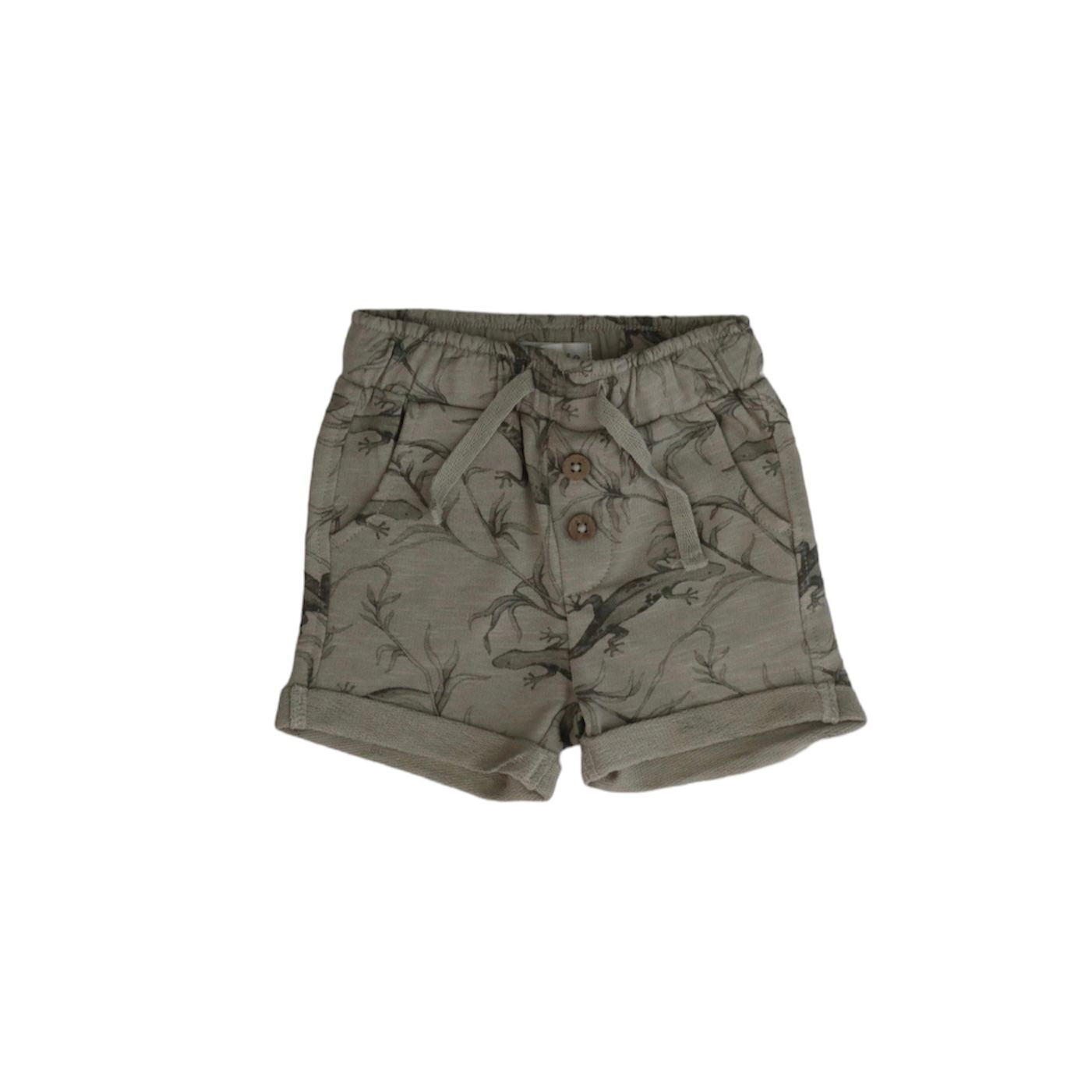 T-shirt & Shorts matchande set från newbie - Storlek 56 - Grön